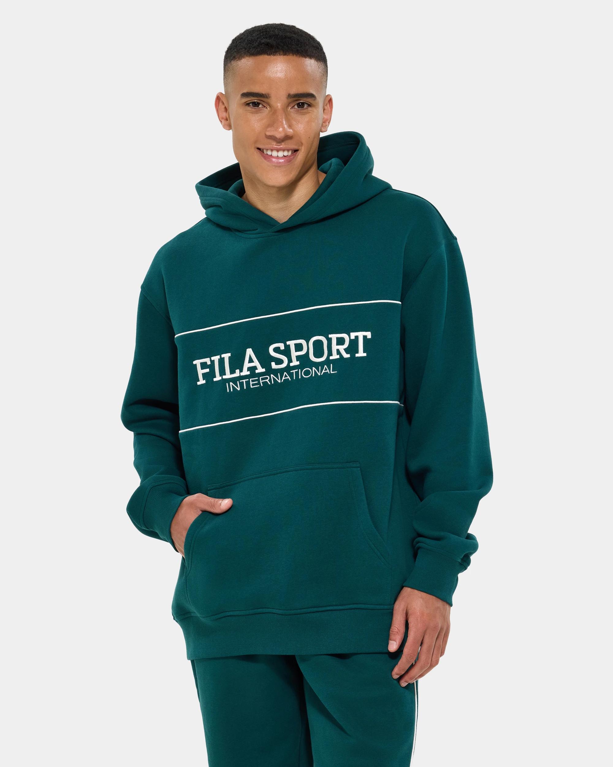 1 Fila Heavyweight Graphic Hoodie GREEN, 1 of 7