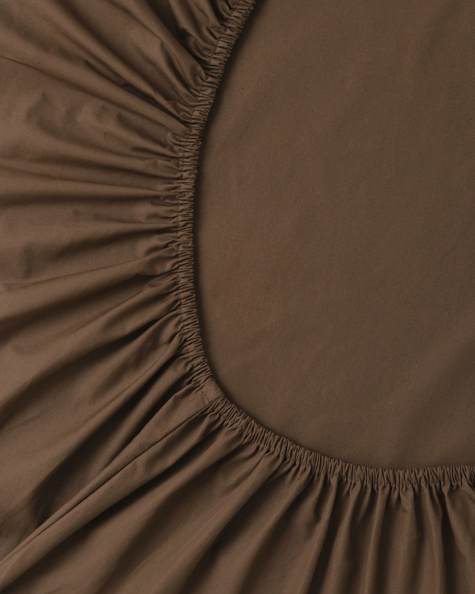 4 Dreamaker 300TC Cotton Percale Combo Fitted Sheet Set - Double Bed - Chocolate, 4 of 6