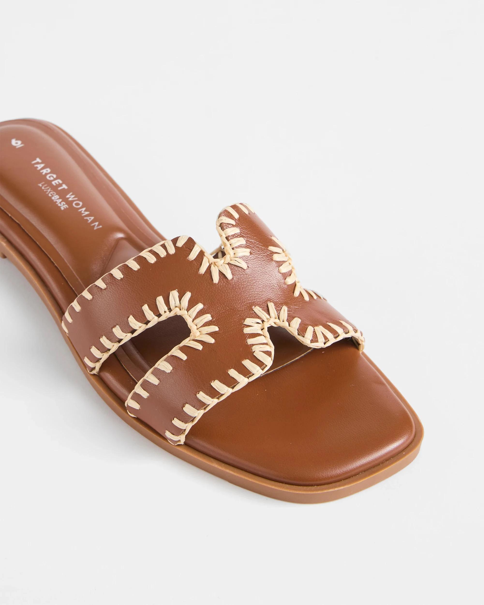 2 Target Womens Flat Sandal - Harmony TAN, 2 of 3