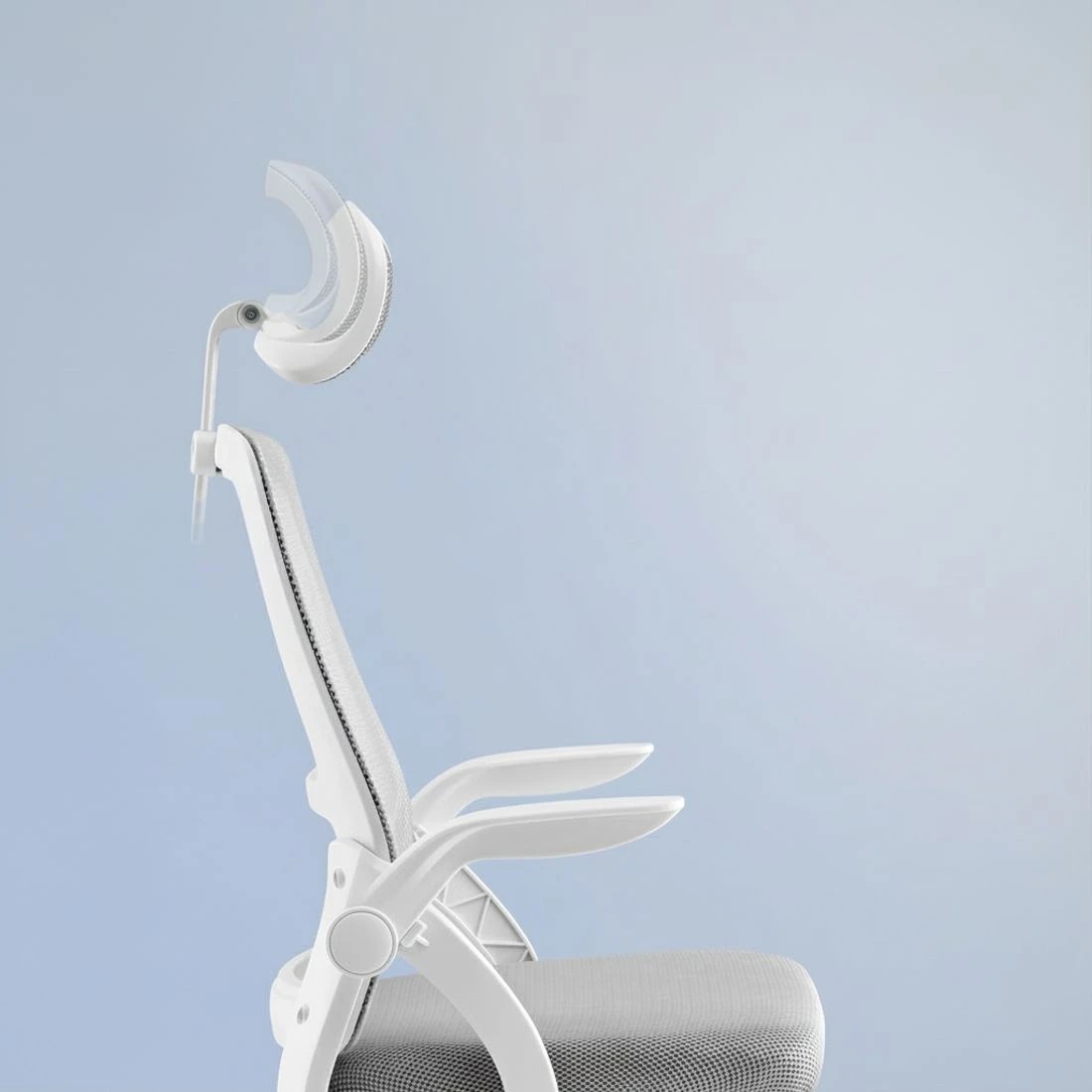 4 Artiss Ergonomic Office Chair Computer Desk Chairs Headrest Adjustable - Grey, 4 of 5