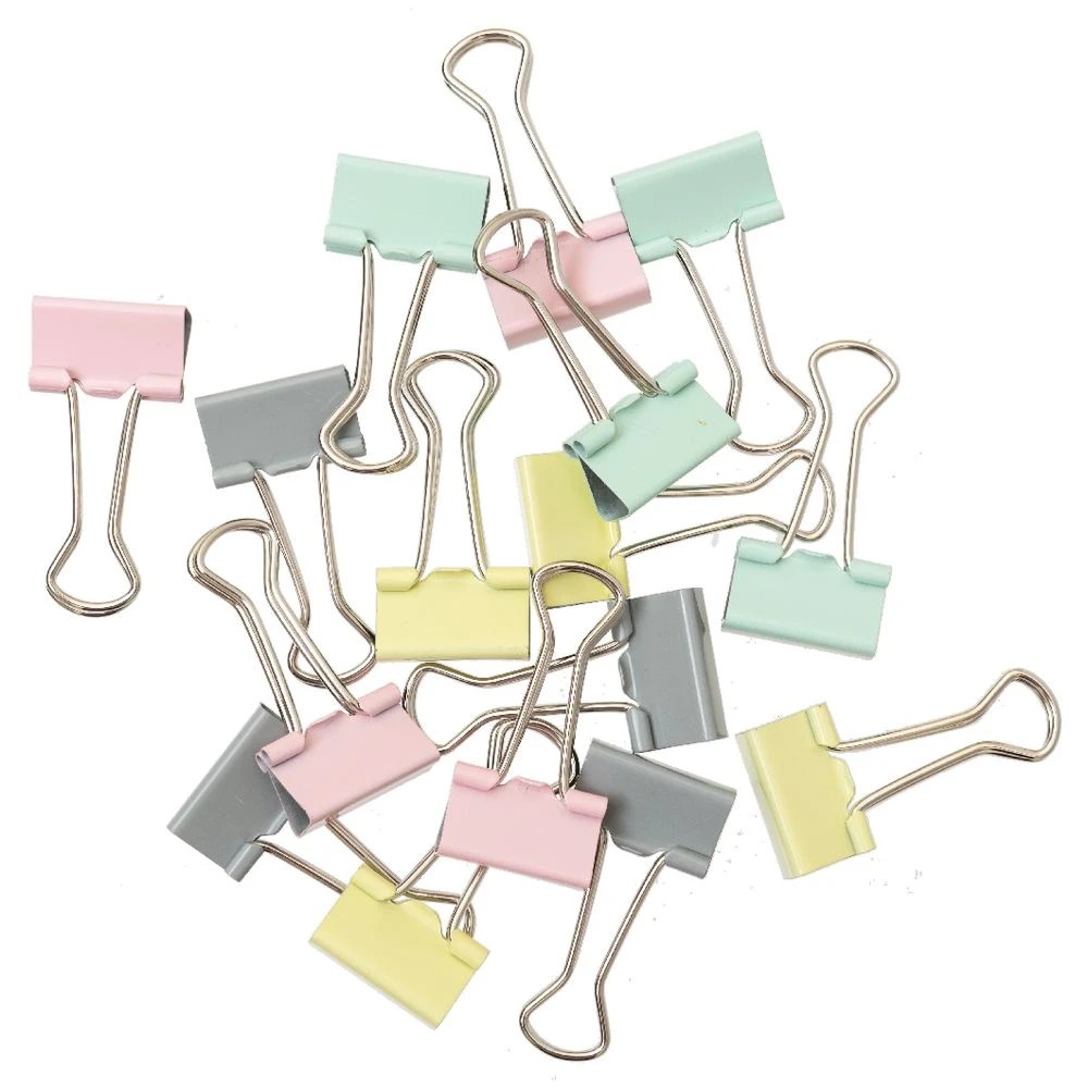 2 Otto Foldback Clips 19mm Pastel 16 Pack, 2 of 3
