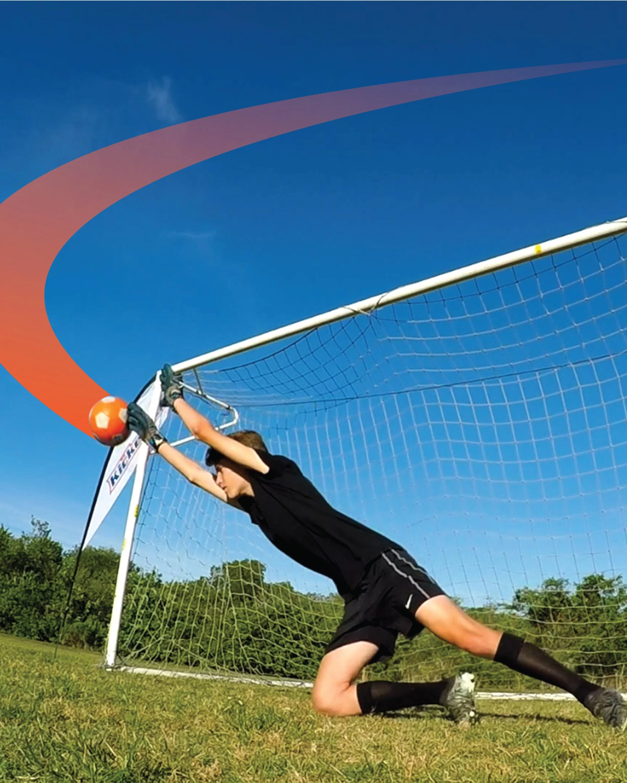 3 Global Shop Direct Kickerball by Swerve Sports Trick Soccerballs that Swerve and Curve Play Like A Pro, 3 of 7