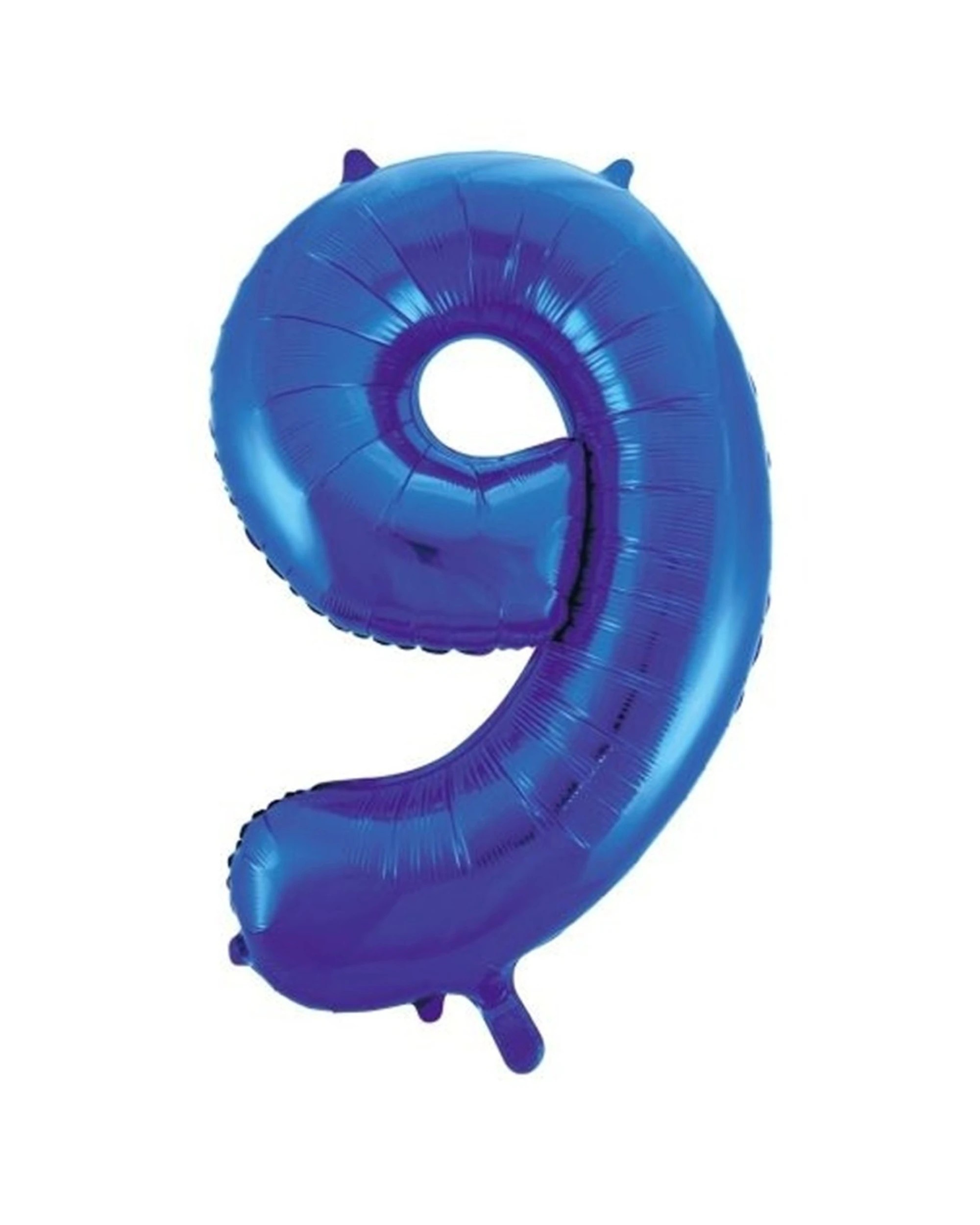 1 Alpen Decrotex Foil Balloon Number 9 Party Decoration 34 Inches - Blue, 1 of 1