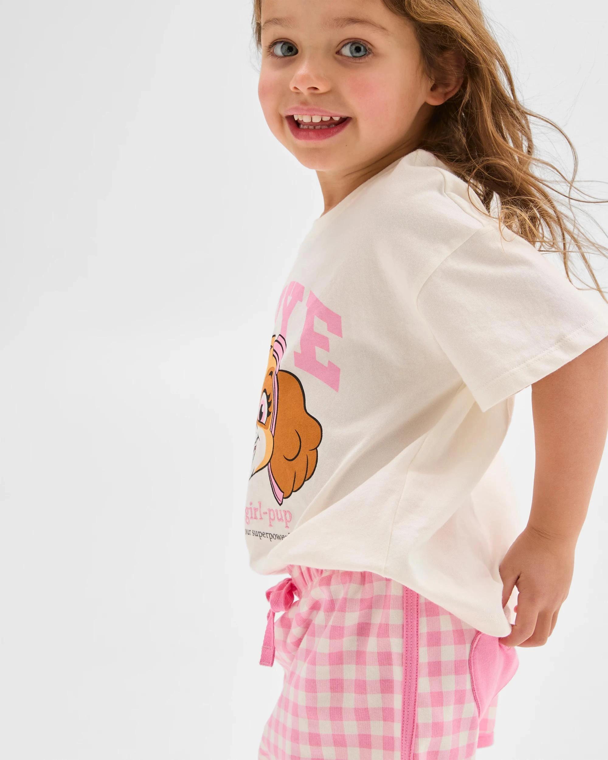 4 Paw Patrol PAW Patrol Australian Cotton T-Shirt and Short 2 Piece Set PINK, 4 of 8