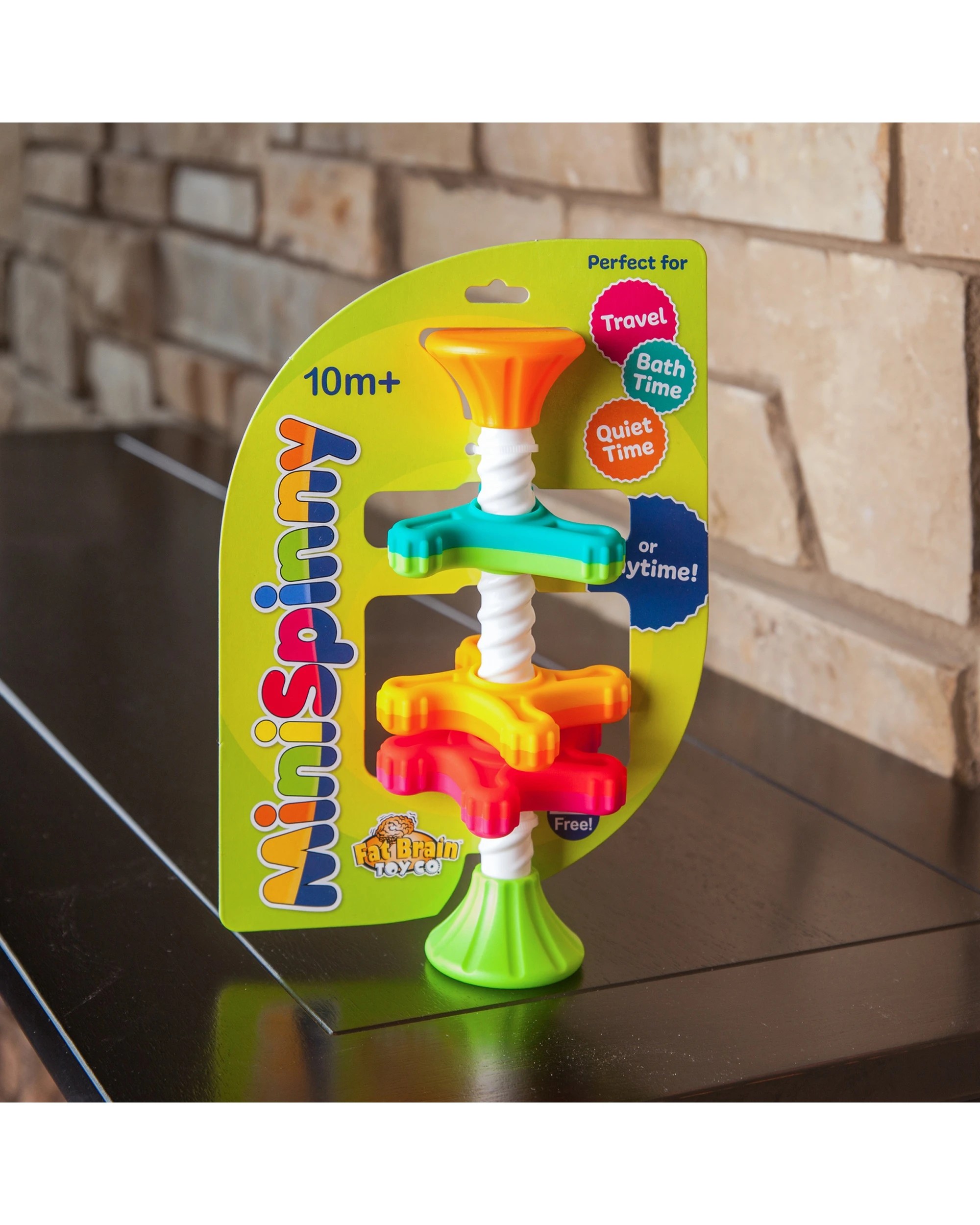 7 Fat Brain Toy Co MiniSpinny Sensory Toy Propellers Spin Down Corkscrew - Multi, 7 of 8