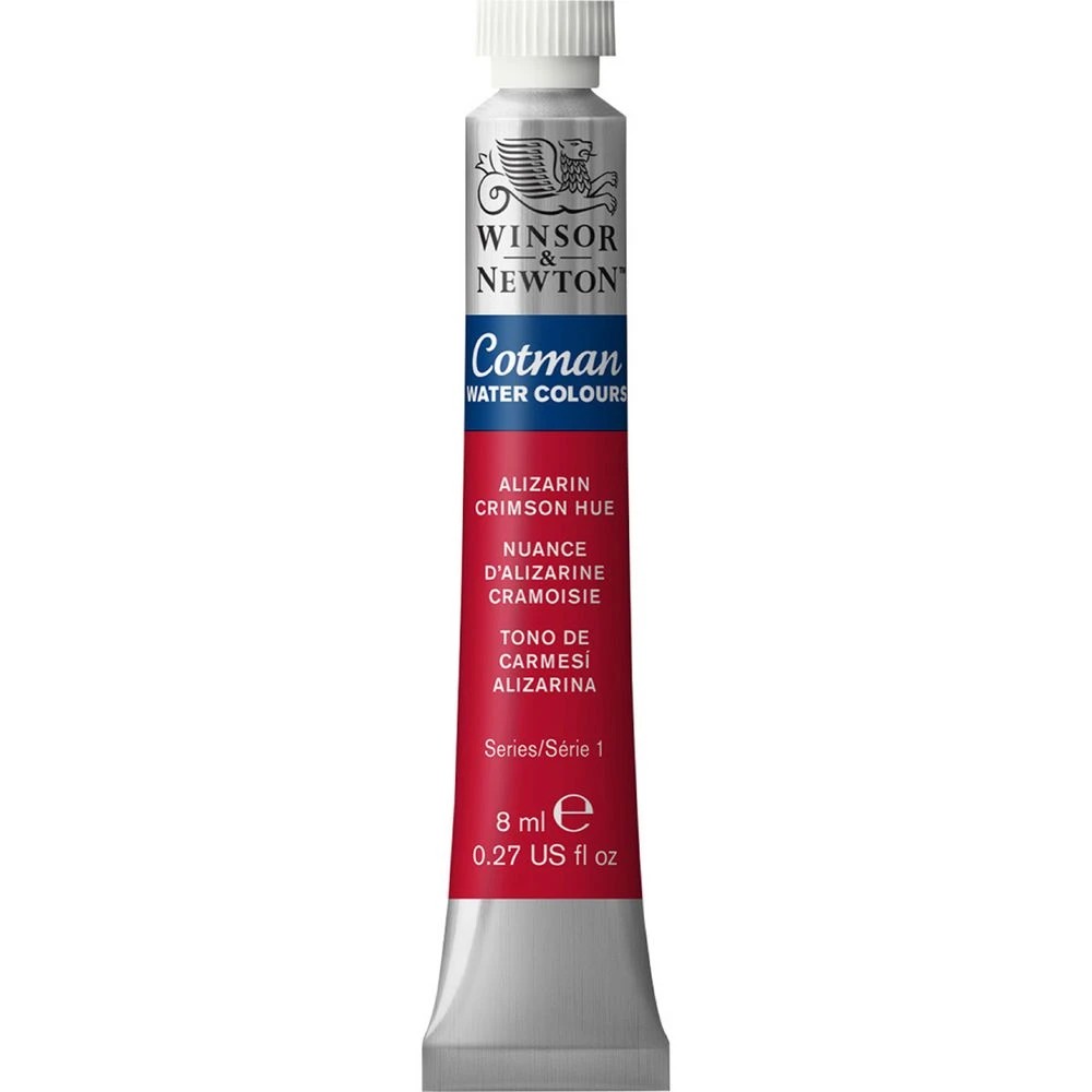 1 Winsor & Newton Cotman Watercolour 8mL Alizarin Crimson, 1 of 1