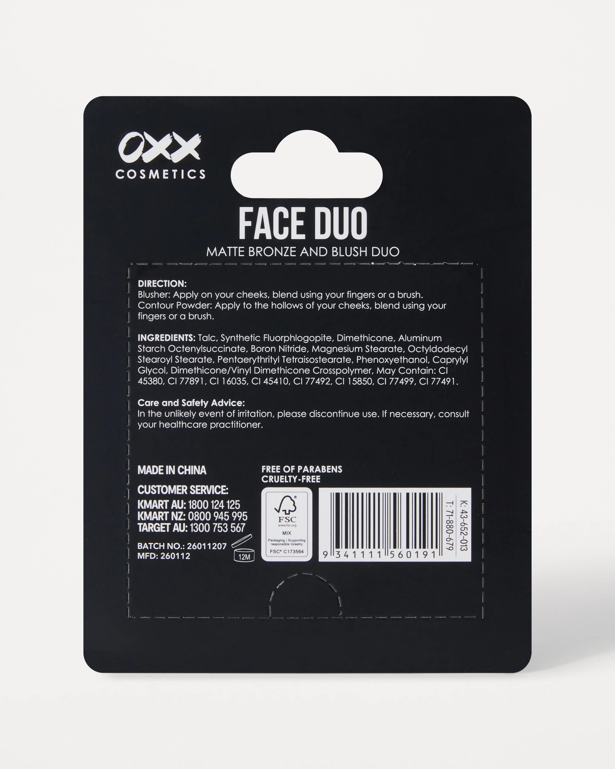 6 OXX Cosmetics Face Duo: Matte Bronze and Blush Duo - Medium Bronze and Pop Pink, 6 of 6