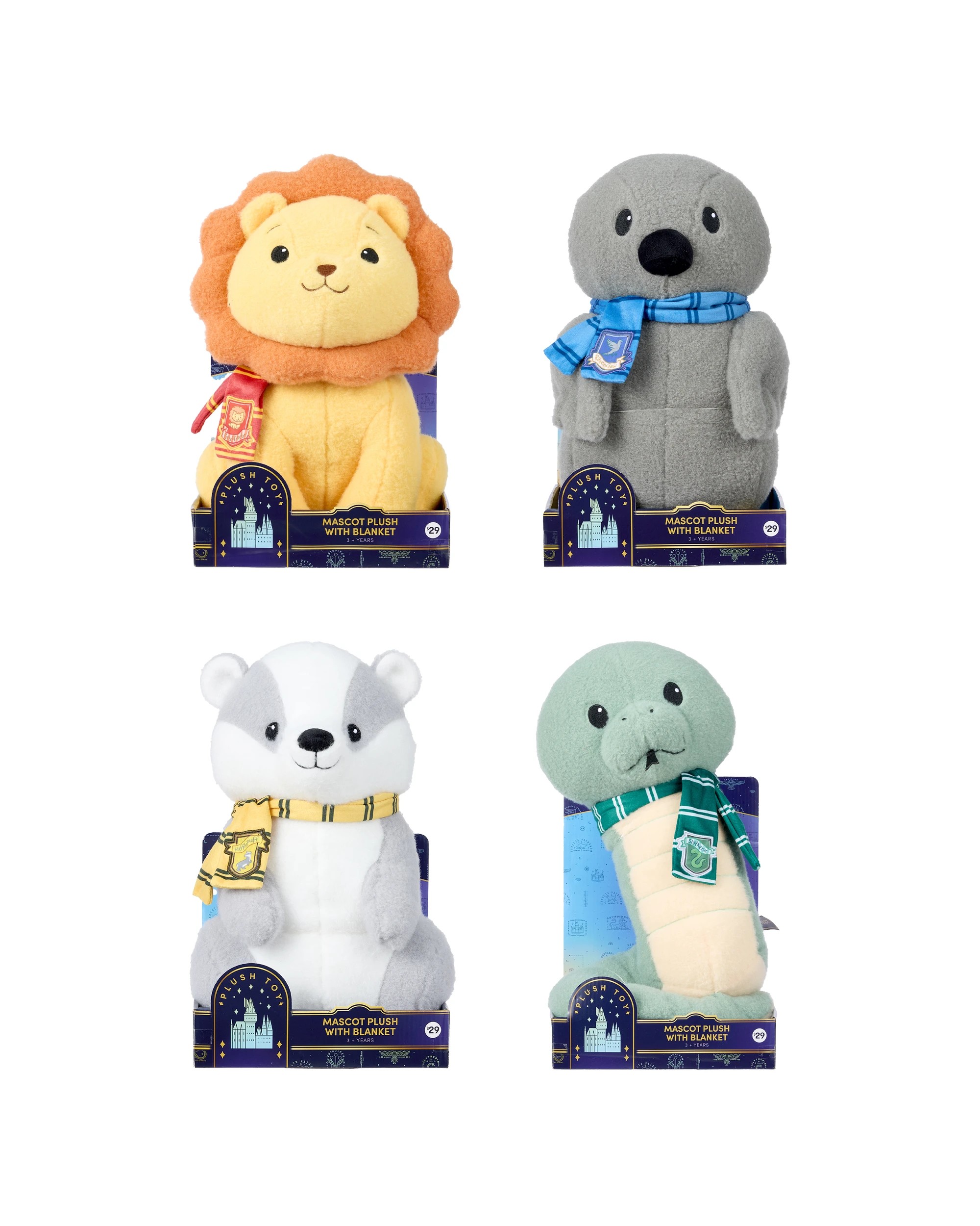 6 Harry Potter Mascot Plush with Blanket - Assorted, 6 of 7