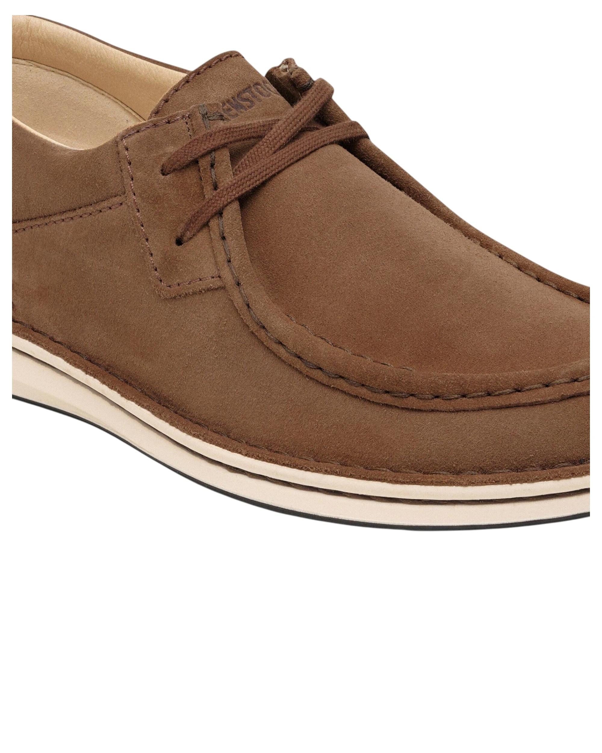 9 Birkenstock Mens Pasadena Suede Leather Casual Sneaker DARK TEA, 9 of 9