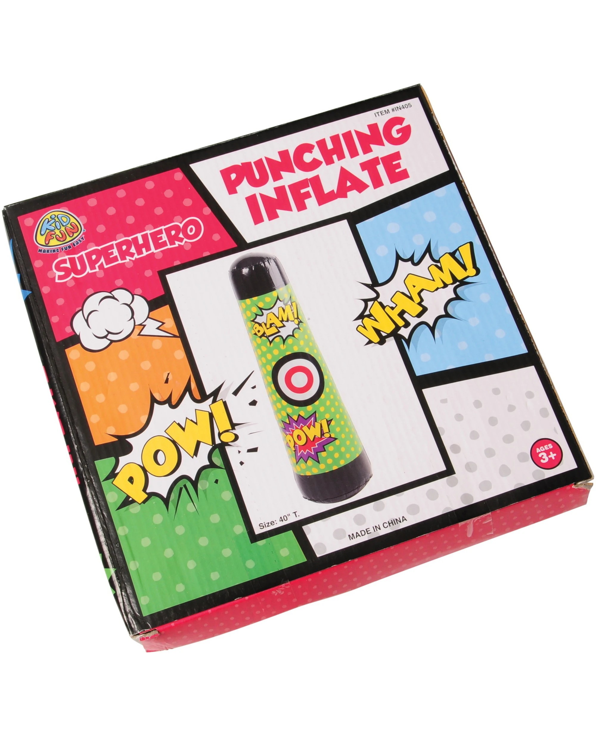 2 Partyrama Inflatable Superhero Punching Bag, 2 of 2