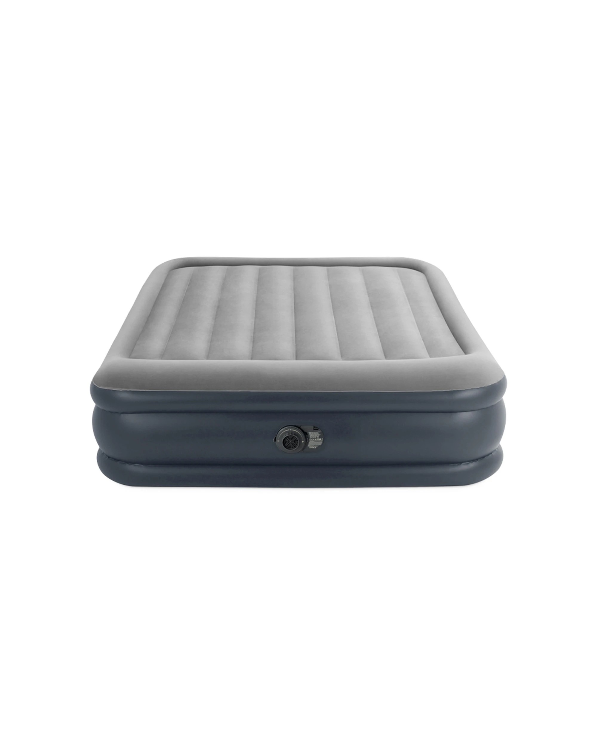 2 INTEX Deluxe Pillow Rest Inflatable Airbed Fiber-Tech Built-In Pillow - Queen Bed - Multi, 2 of 4
