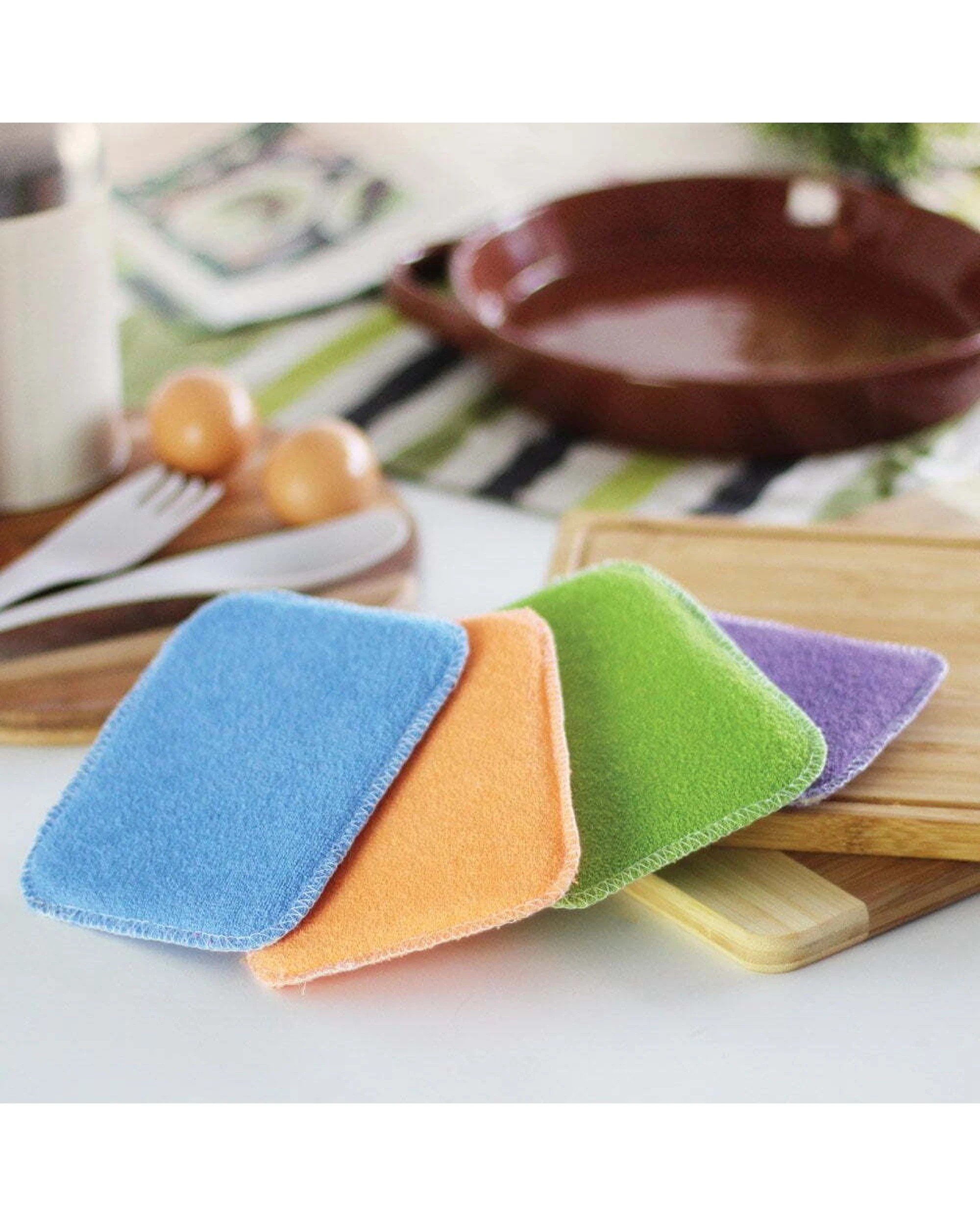 3 White Magic Scrubtastic Foam Pot Dish Washing Scrubber Cleaner - Blue, 3 of 3