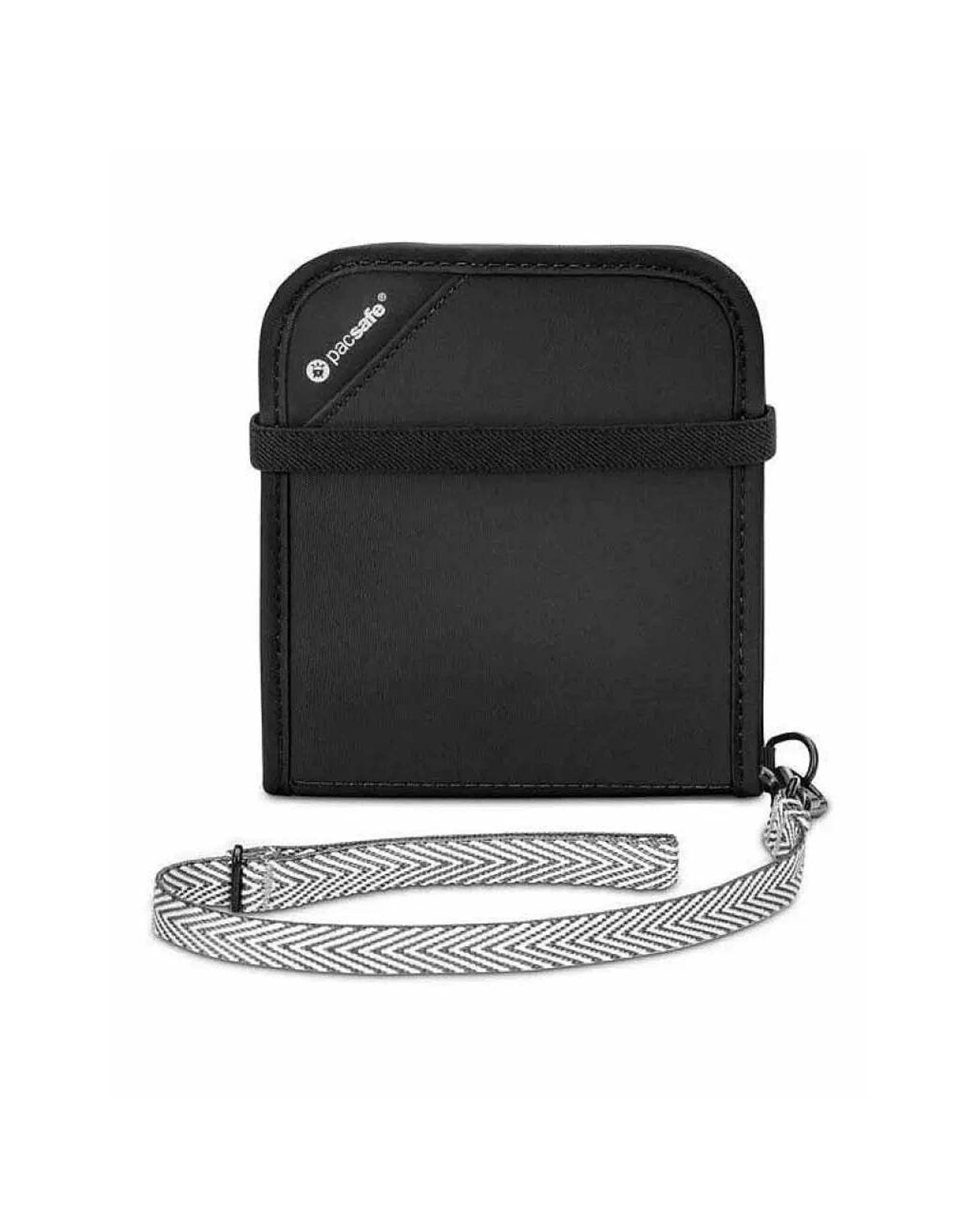 1 Pacsafe RFIDsafe V100 Anti-Theft RFID Blocking Bi-Fold Wallet Travel Accessory - Black, 1 of 1