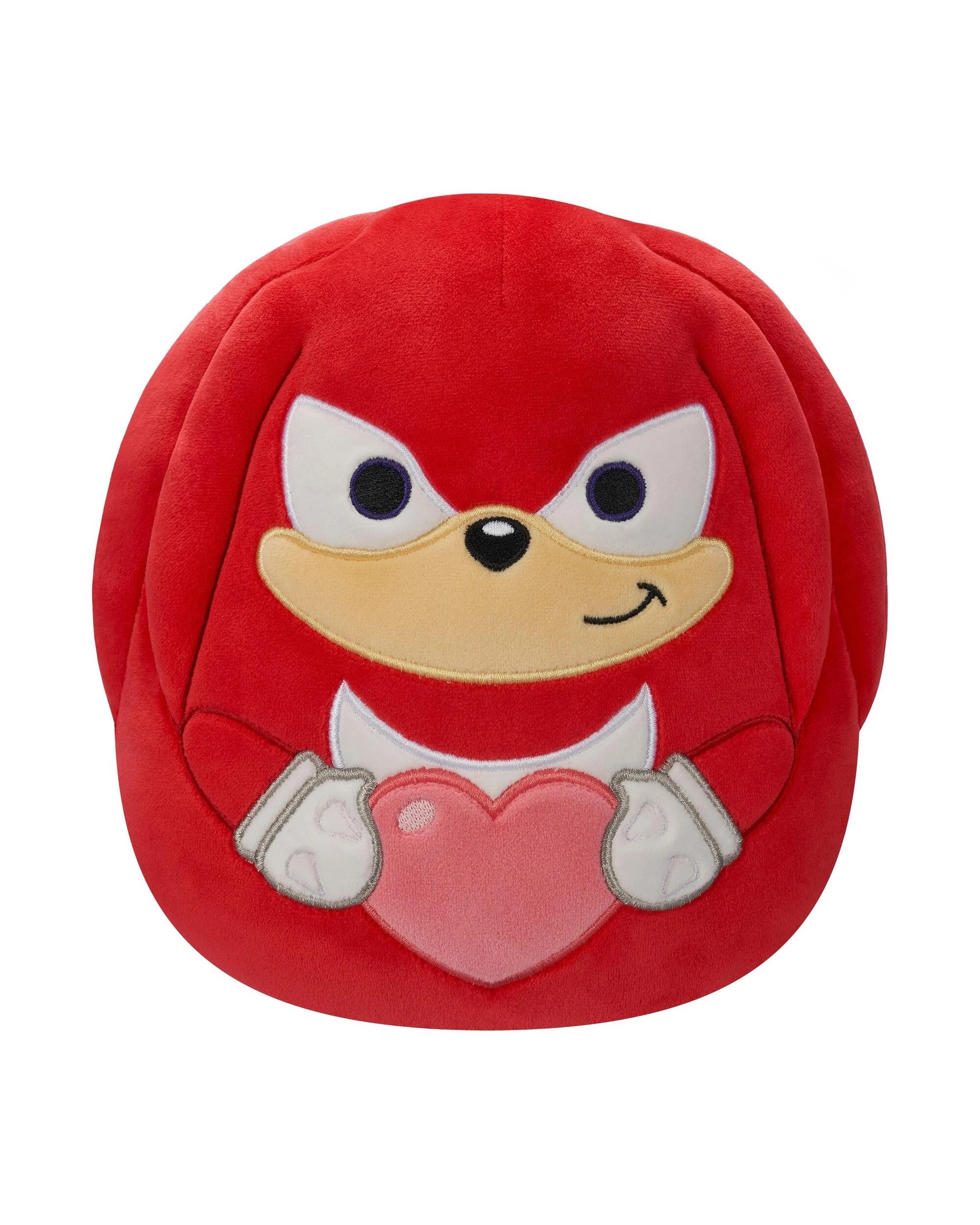 2 Squishmallows Valentines Sonic the Hedgehog Knuckles Holding 8-Bit Heart 8 inch Plush, 2 of 6