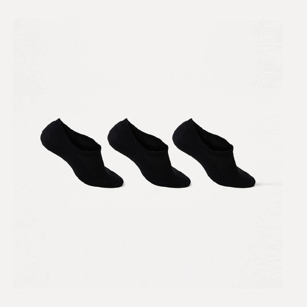 2 3 Pack Cushion Sneaker Socks BLACK, 2 of 3