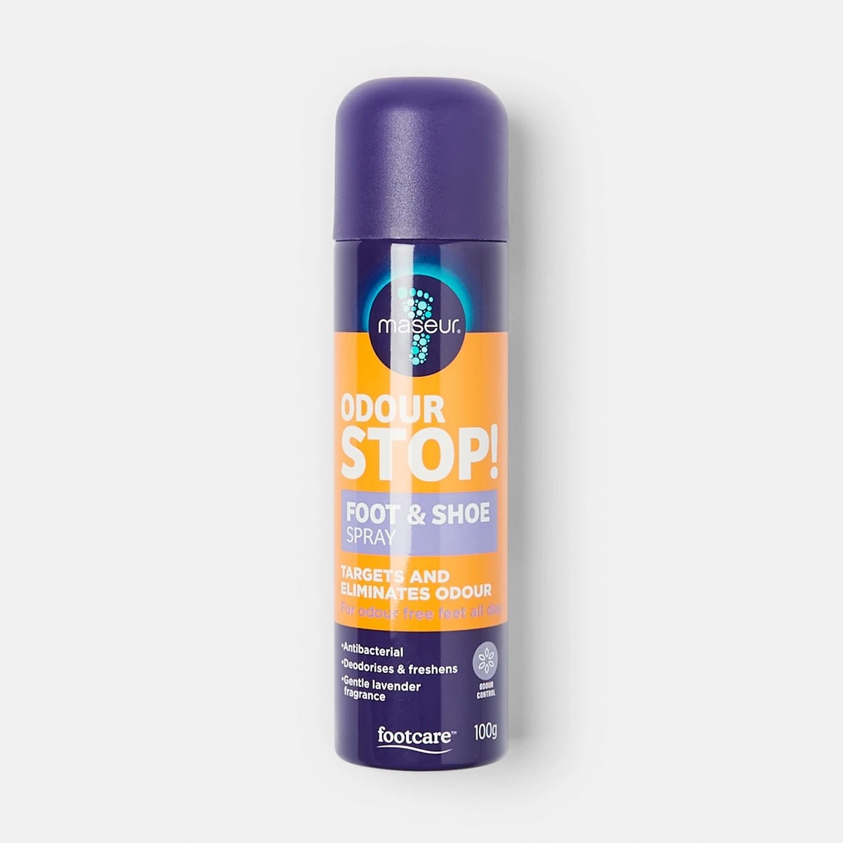 1 Footcare Odour Stop Foot and Shoe Spray, 1 of 3