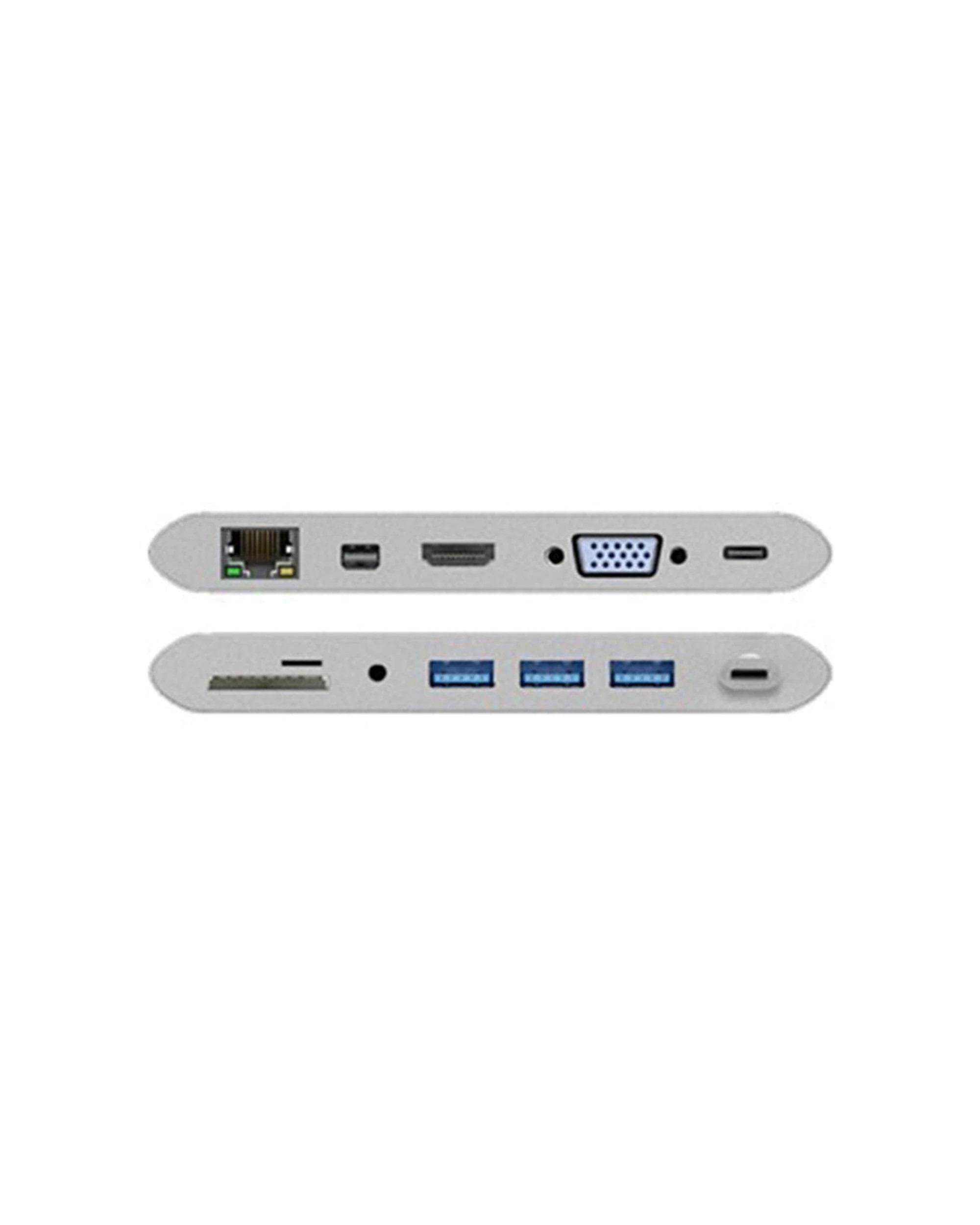 2 Goobay All-in-1 USB-C To HDMI RJ45 VGA Multiport Adapter Vacuum Insulated - Grey, 2 of 3