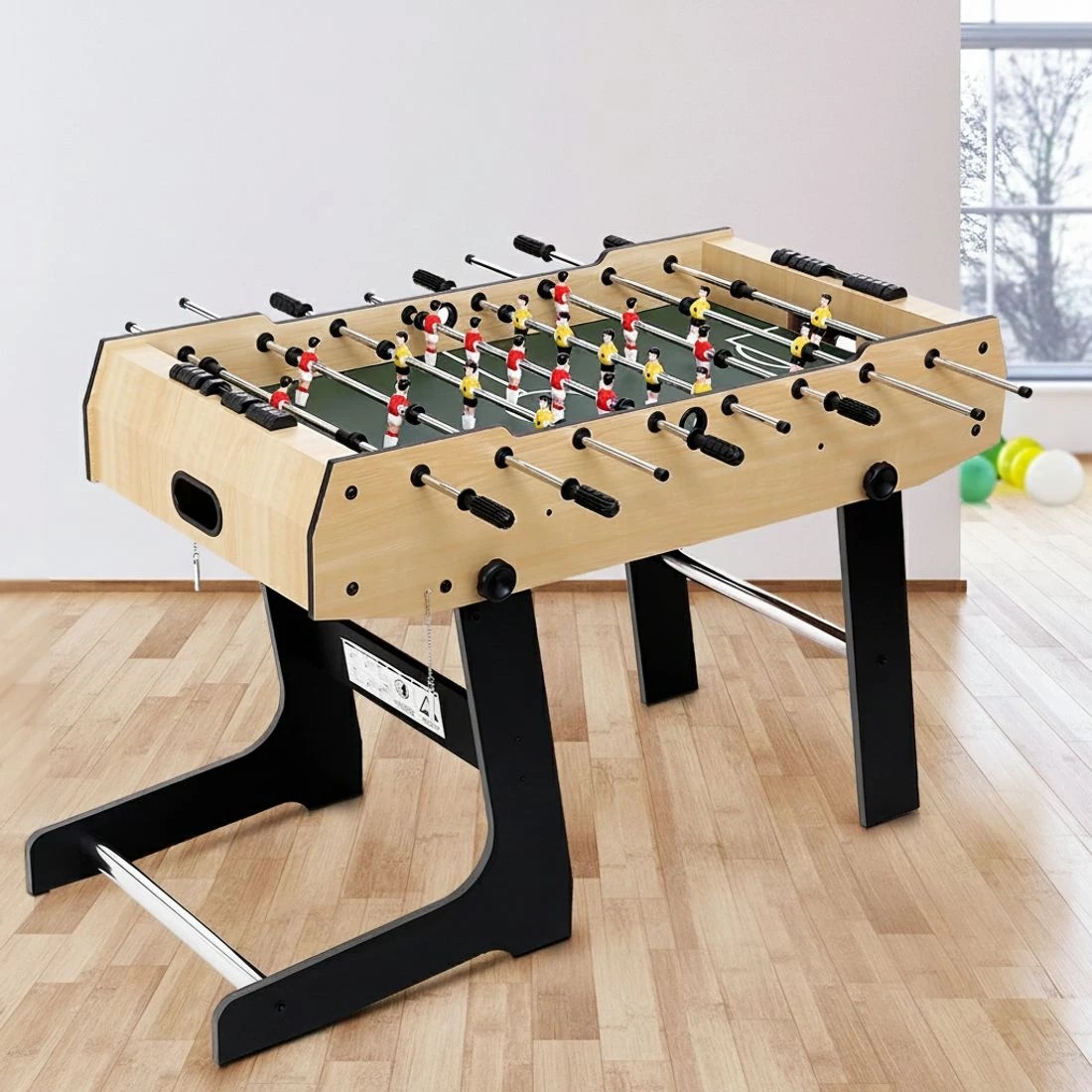 8 Everfit 4FT Soccer Table Foosball Football Game Home Family Party Gift Playroom Foldable - Multi, 8 of 8