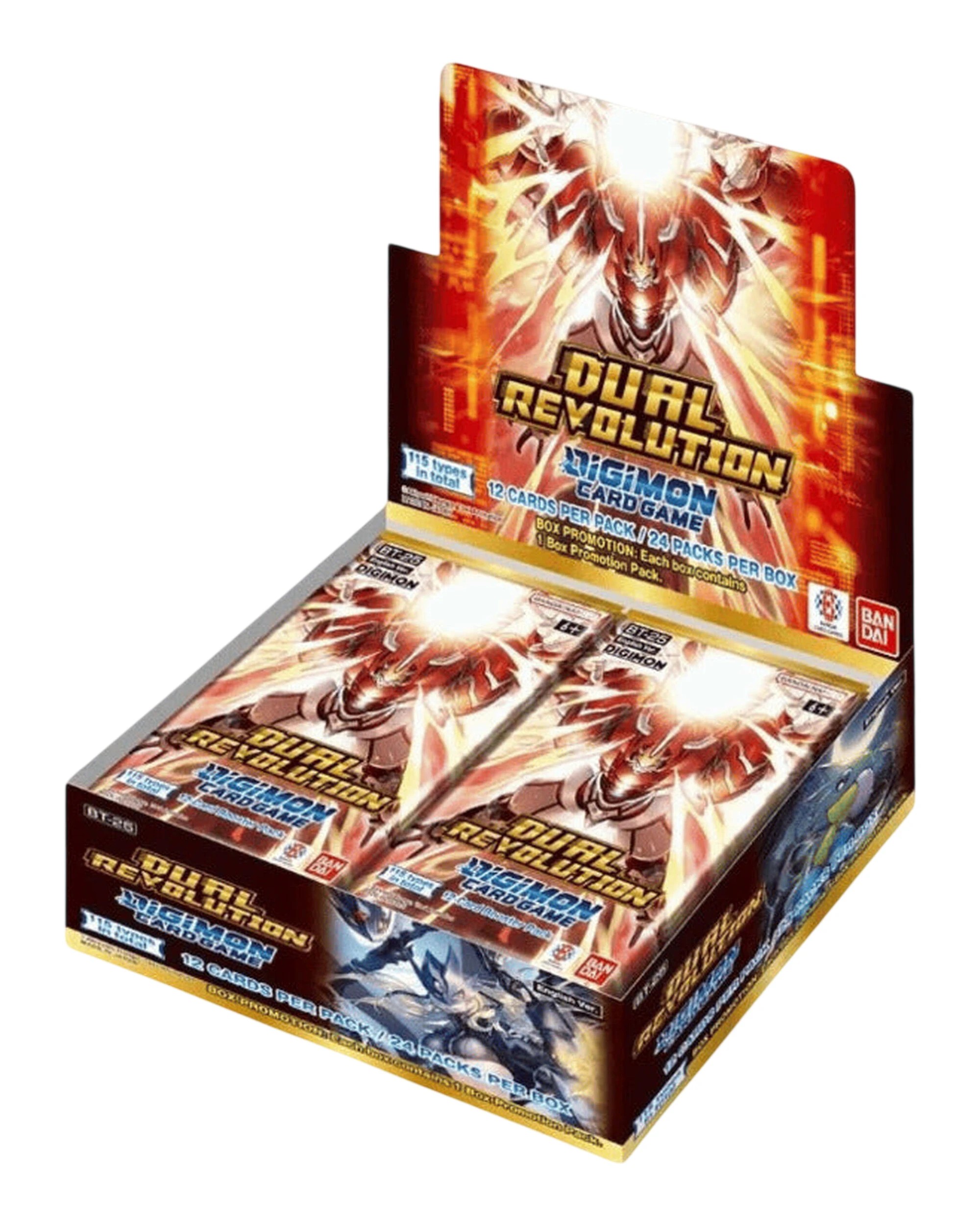 1 Bandai Digimon Card Game Dual Revolution Bt25 Booster Box, 1 of 2