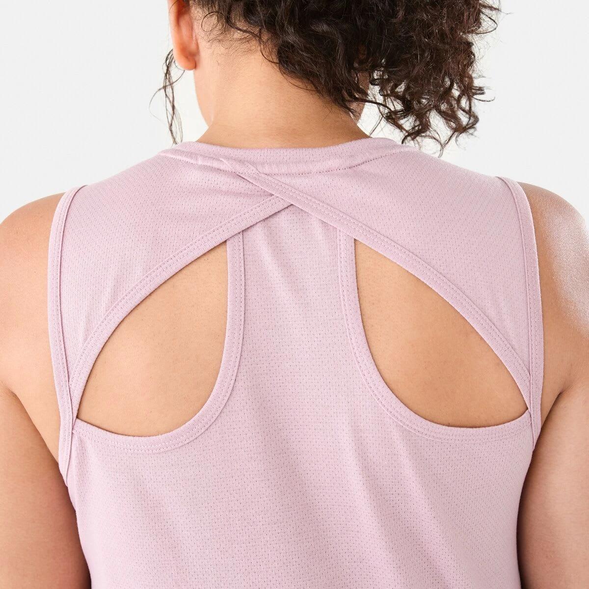 6 Everlast Womens Keyhole Tank EVERLAST BLOCK DUSTY PINK, 6 of 7