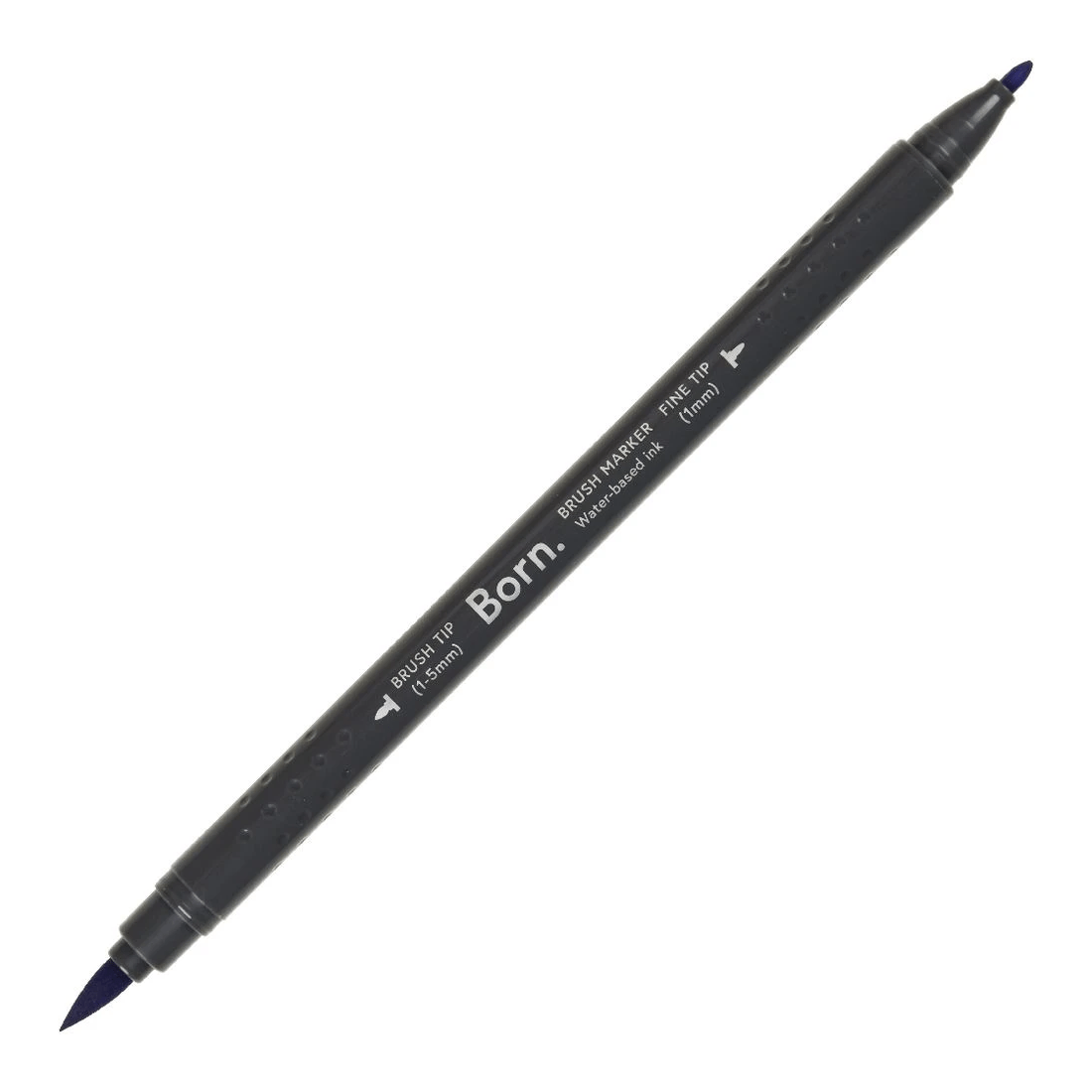 4 Born Professional Brush Dual-Tip Marker Purple V08, 4 of 4