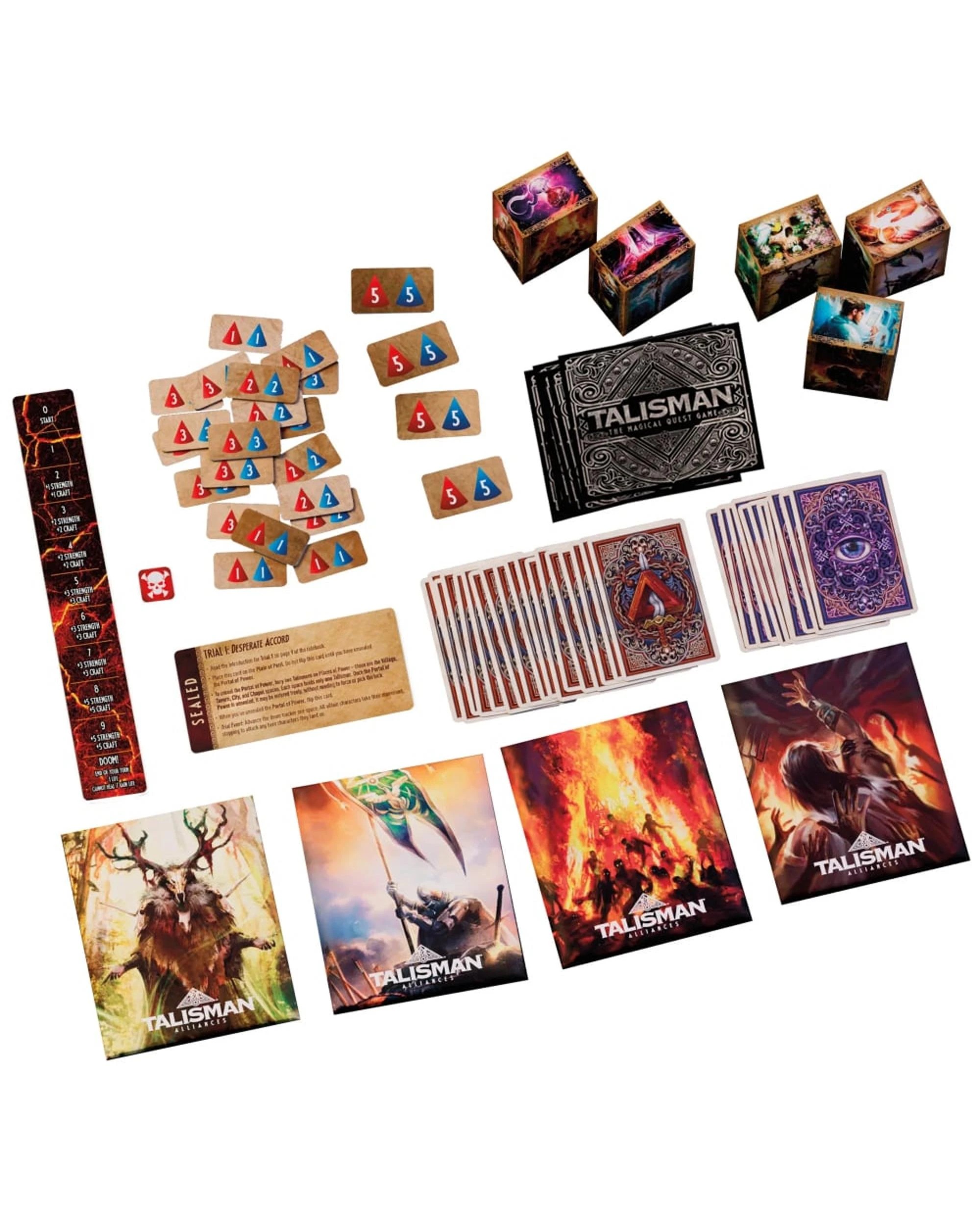 2 Talisman Alliances: Fate Beckons Board Game, 2 of 3