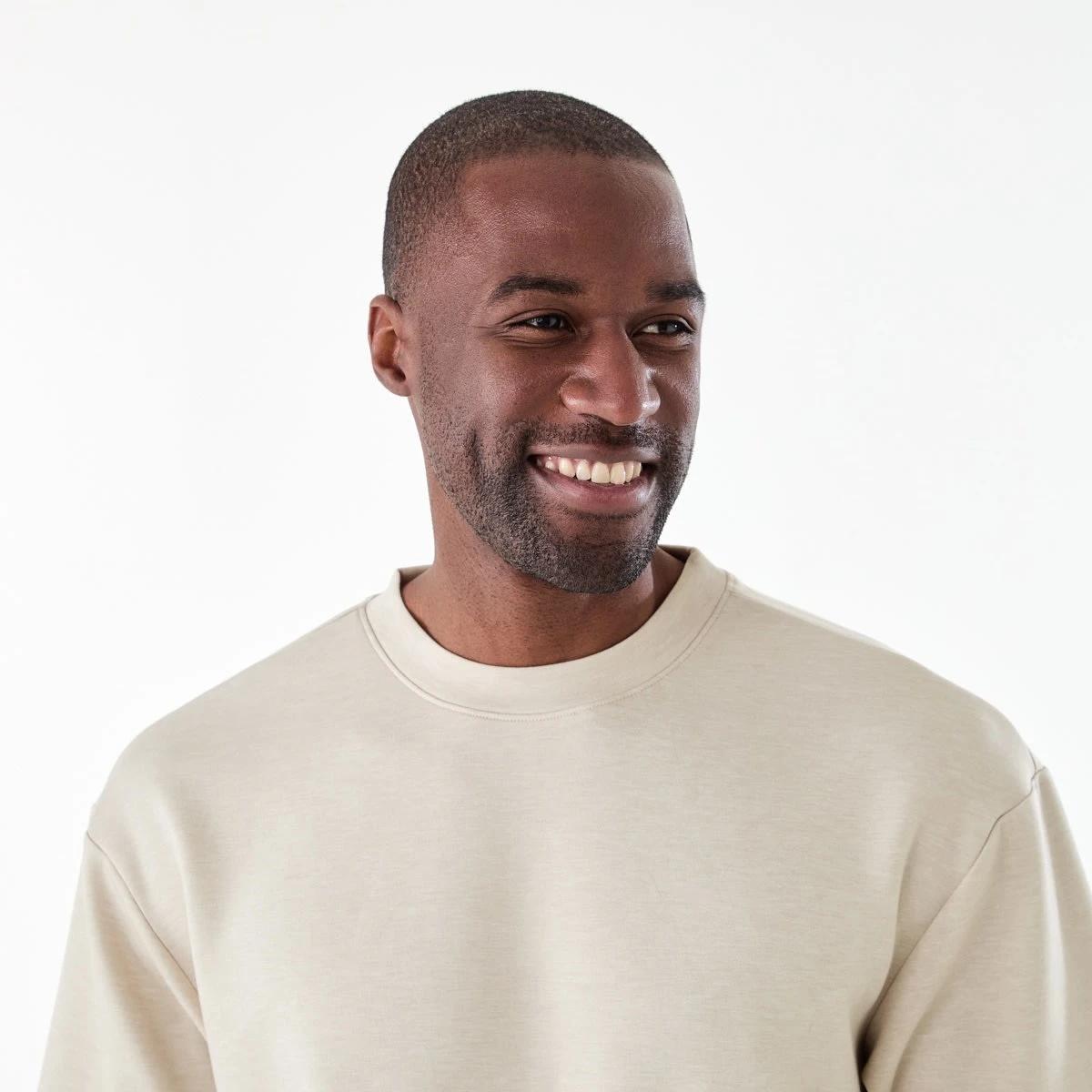 4 Active Mens Oversized Scuba T-shirt SILVER LINING, 4 of 6