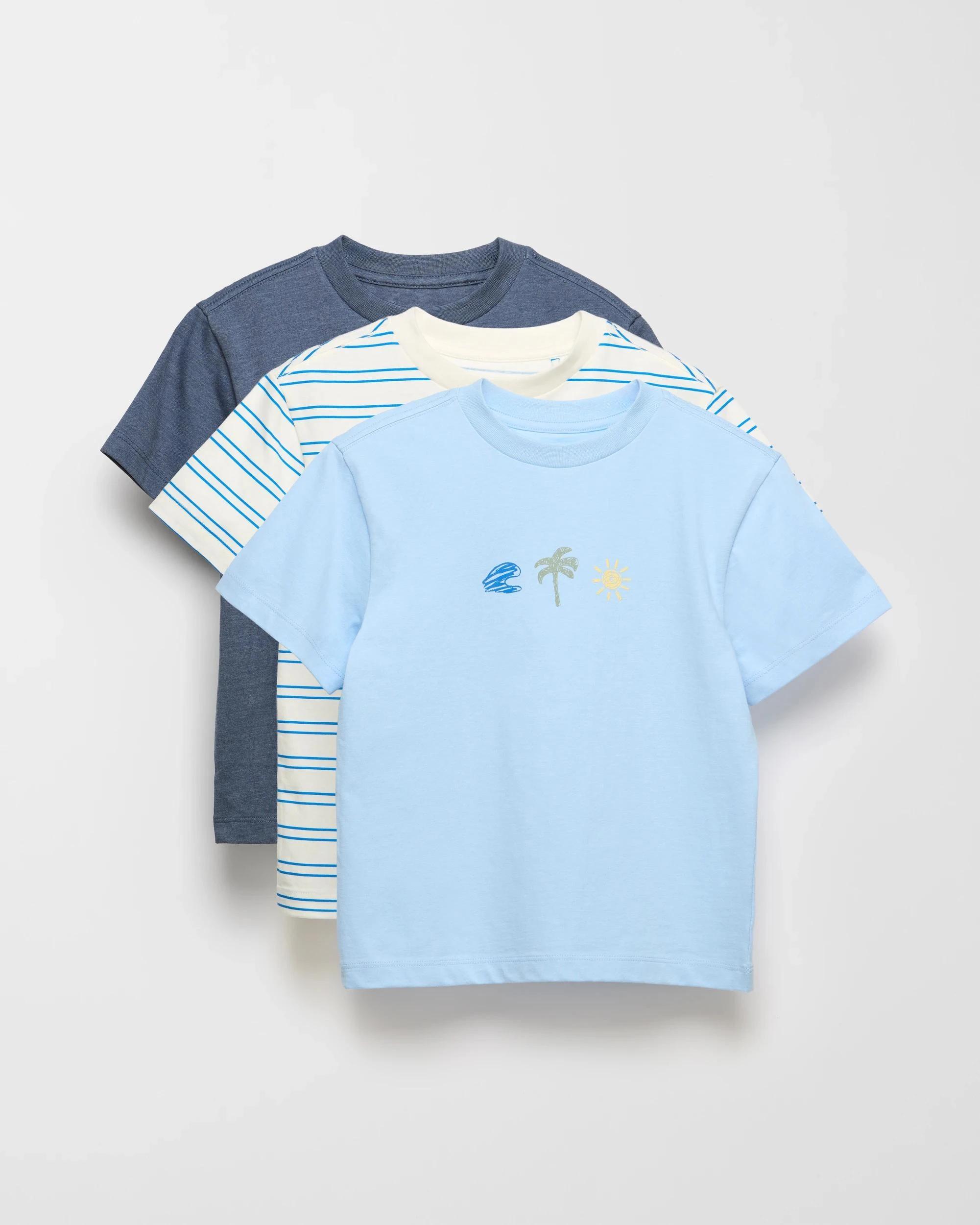 1 Target T-shirt 3 Pack NAVY, 1 of 5