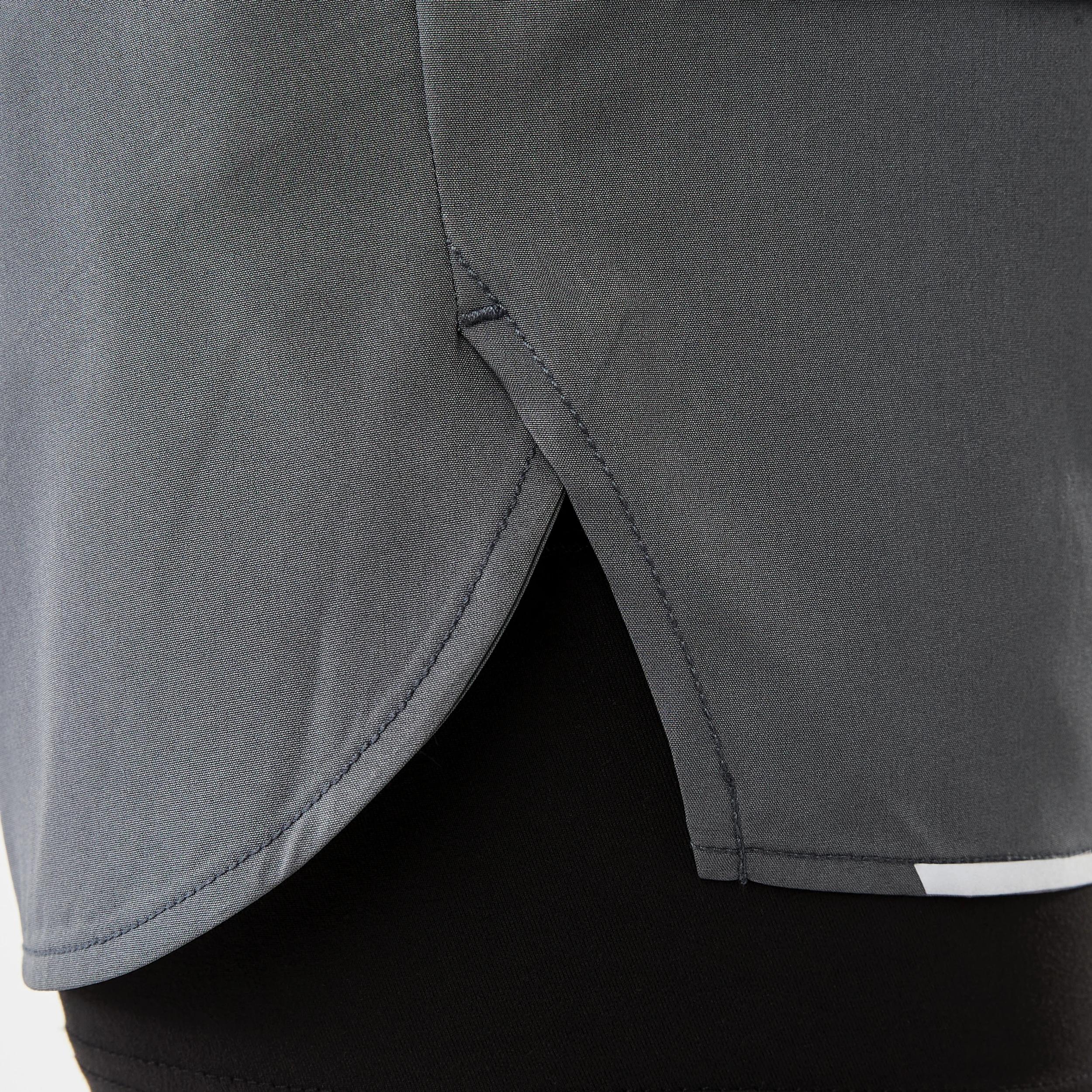 7 Active Mens Dual Layer Shorts QUIET SHADE, 7 of 8