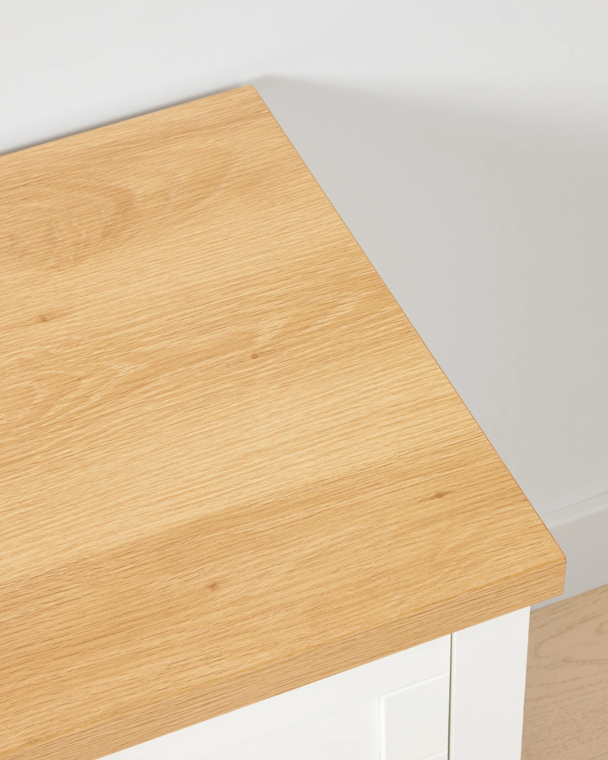 6 Camille 3 Drawer Bedside Table - White, 6 of 9