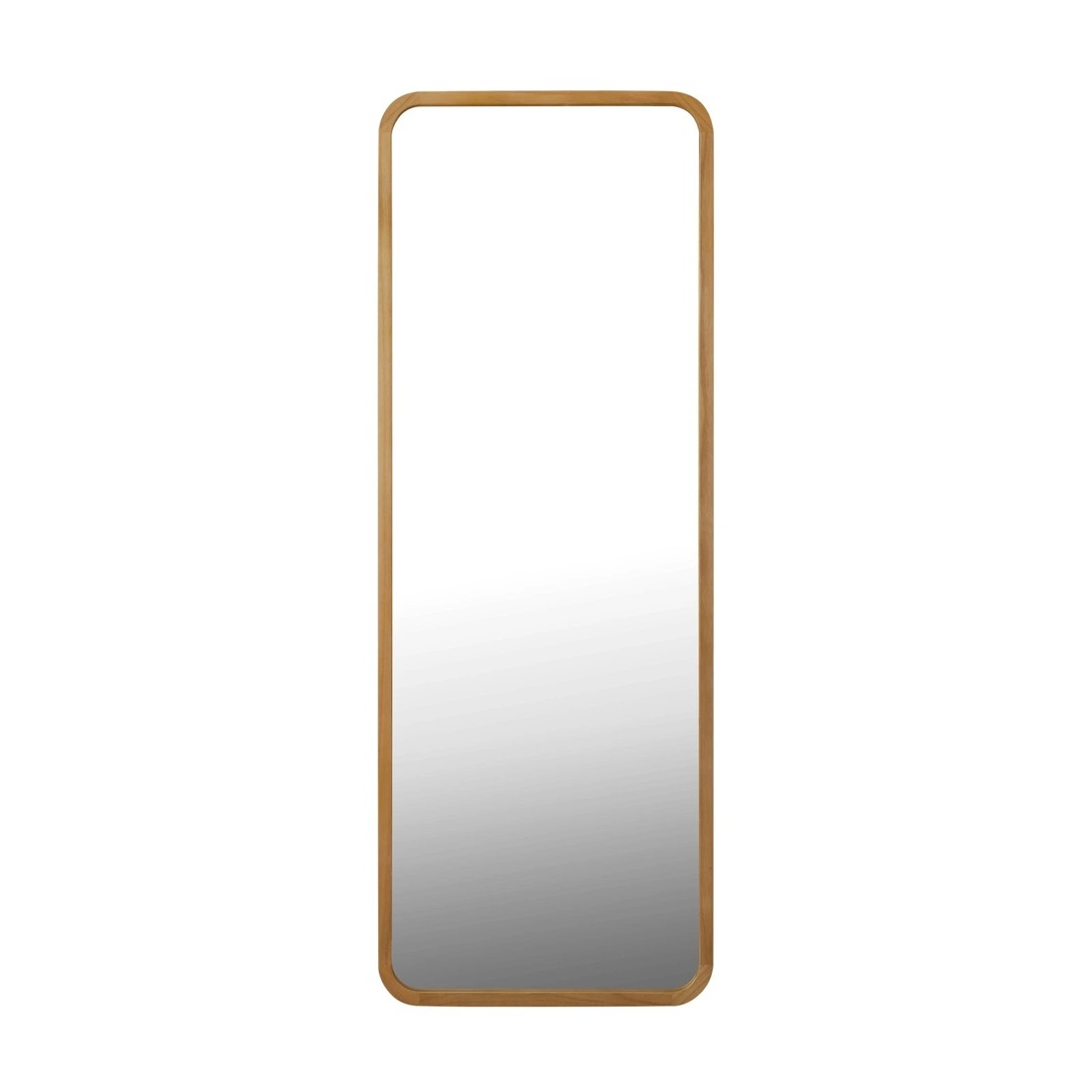 8 Oikiture Wooden Full Length Mirror 166x60cm Rectangle Dressing Floor Mirrors
 - Natural, 8 of 9
