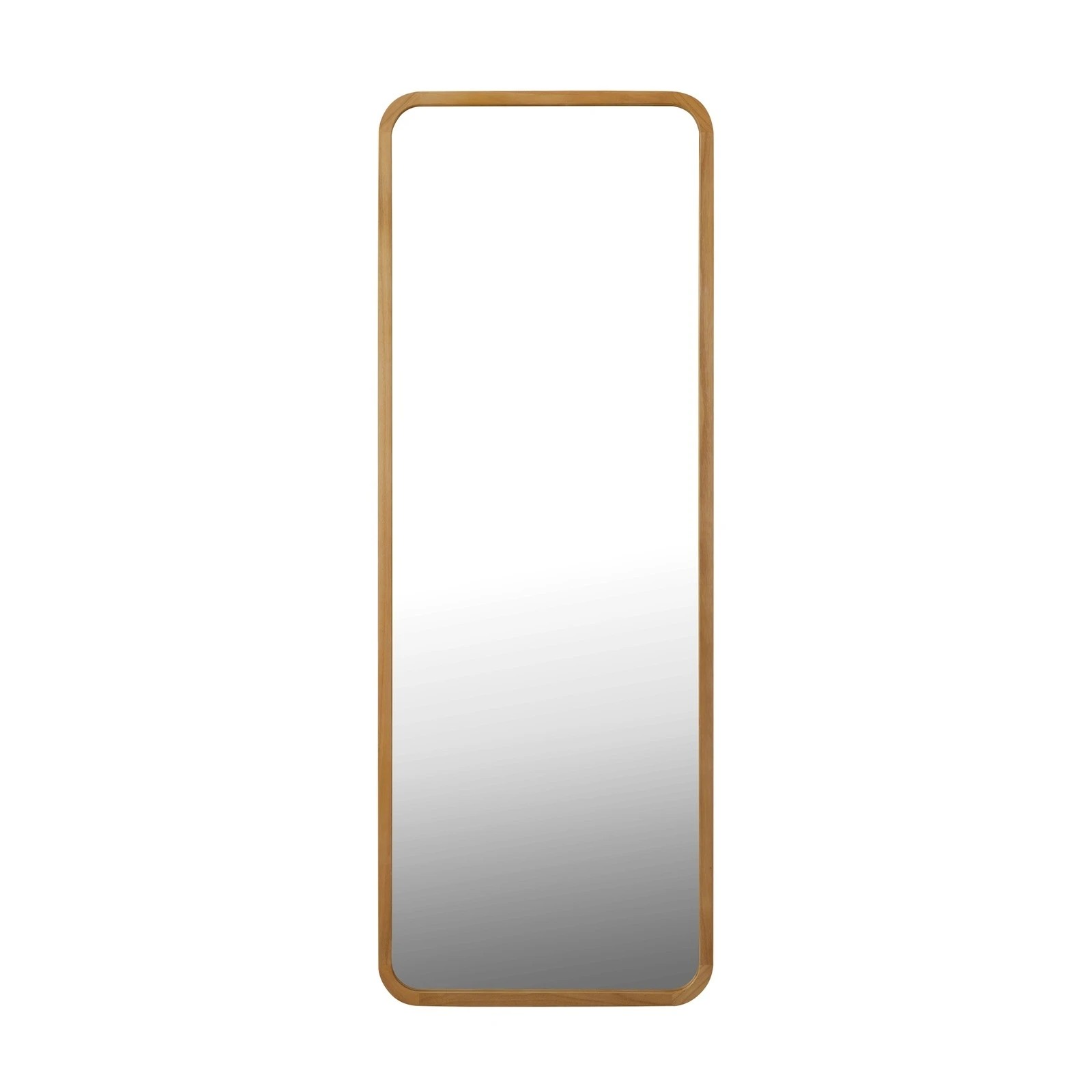 8 Oikiture Wooden Full Length Mirror 166x60cm Rectangle Dressing Floor Mirrors
 - Natural, 8 of 9