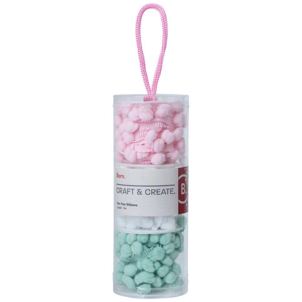 1 Born Pom Pom Ribbon 3m, 1 of 2