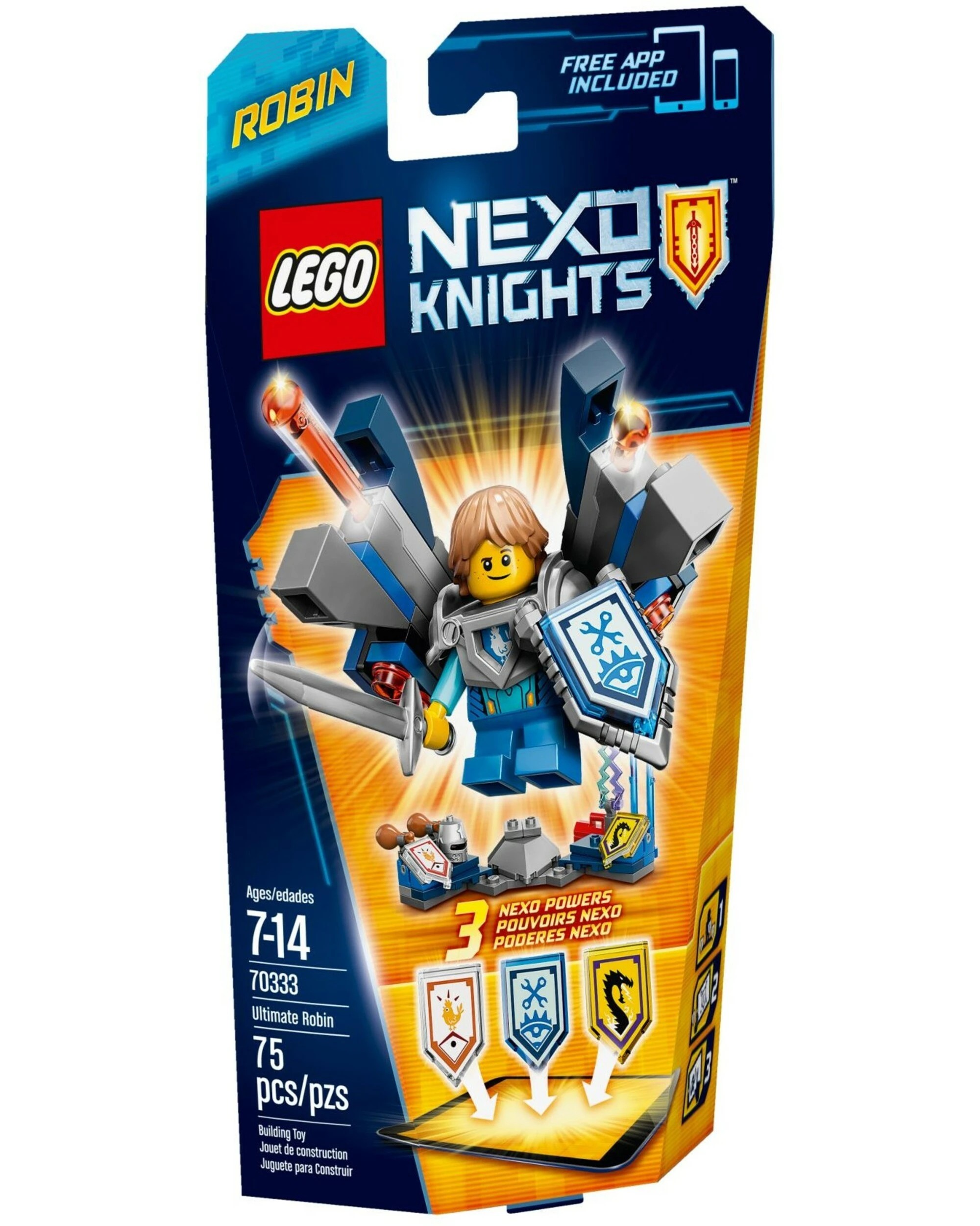 1 LEGO 70333 Ultimate Robin Mech Armor - NEXO KNIGHTS, 1 of 5