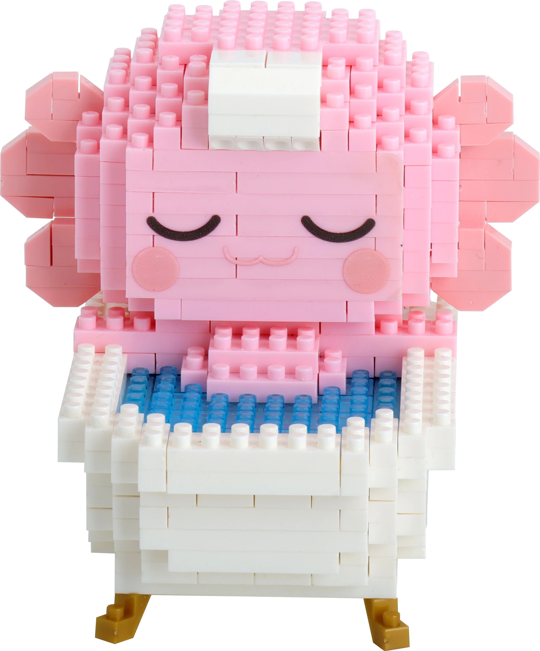 3 Mini Blocks Animal Series: Axolotl Friends - Assorted, 3 of 9