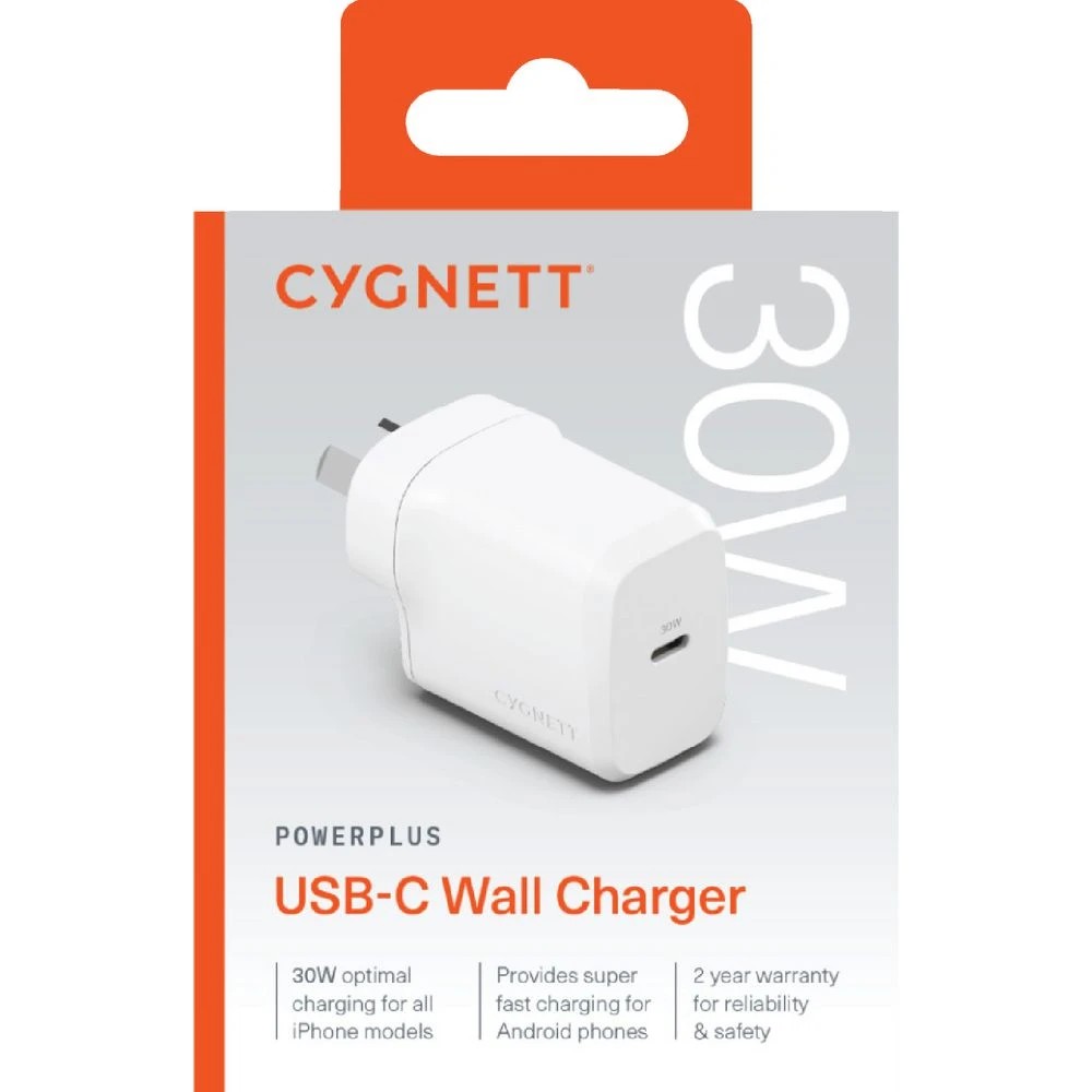2 Cygnett PowerPlus 30w USB-C Wall Charger White, 2 of 3