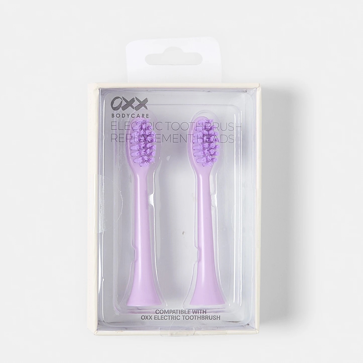 4 OXX Bodycare 2 Pack Electric Toothbrush Replacement Heads - Purple Iridescent, 4 of 5