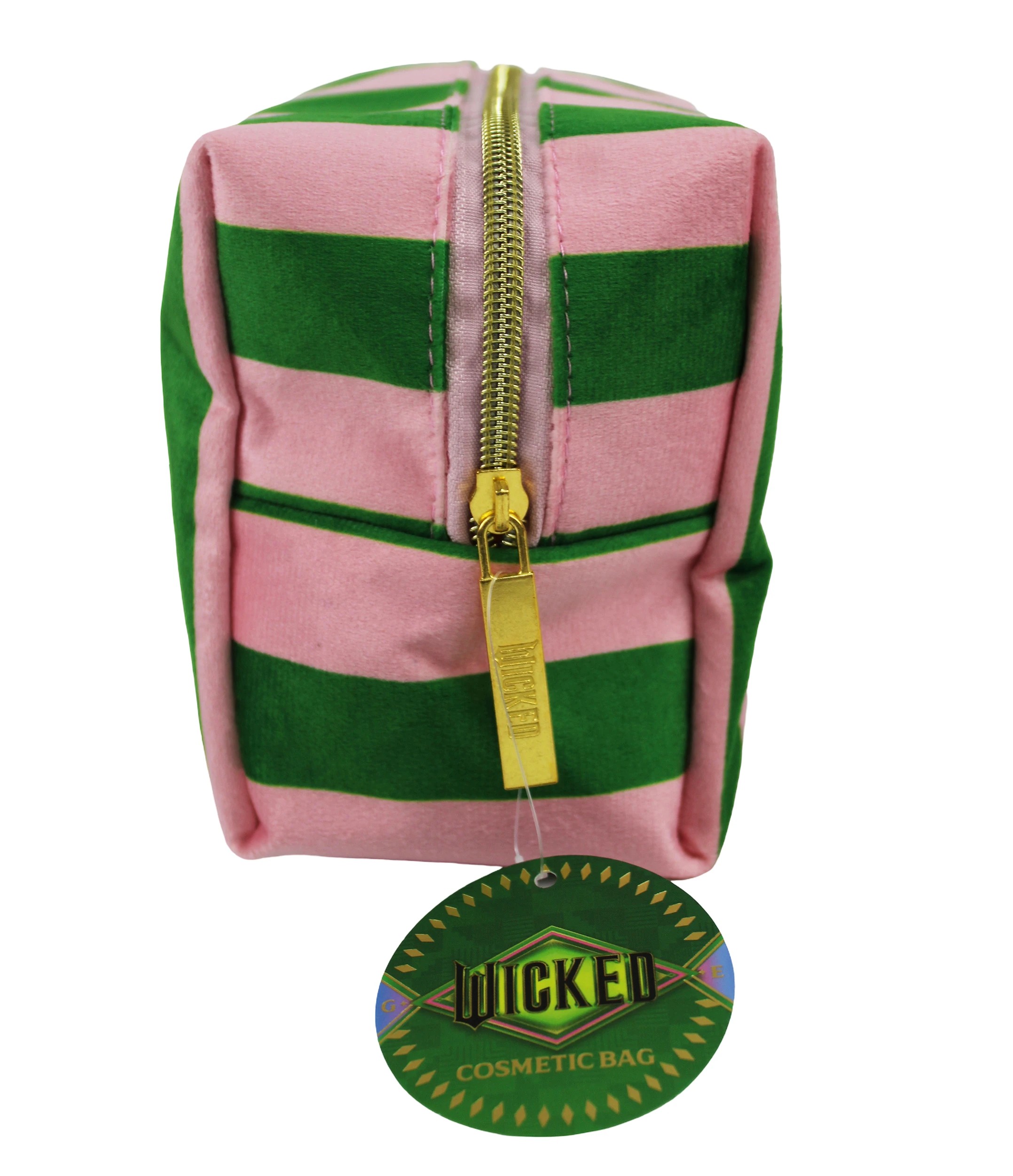 2 Wicked Striped Velvet Cosmetic Bag, 2 of 5