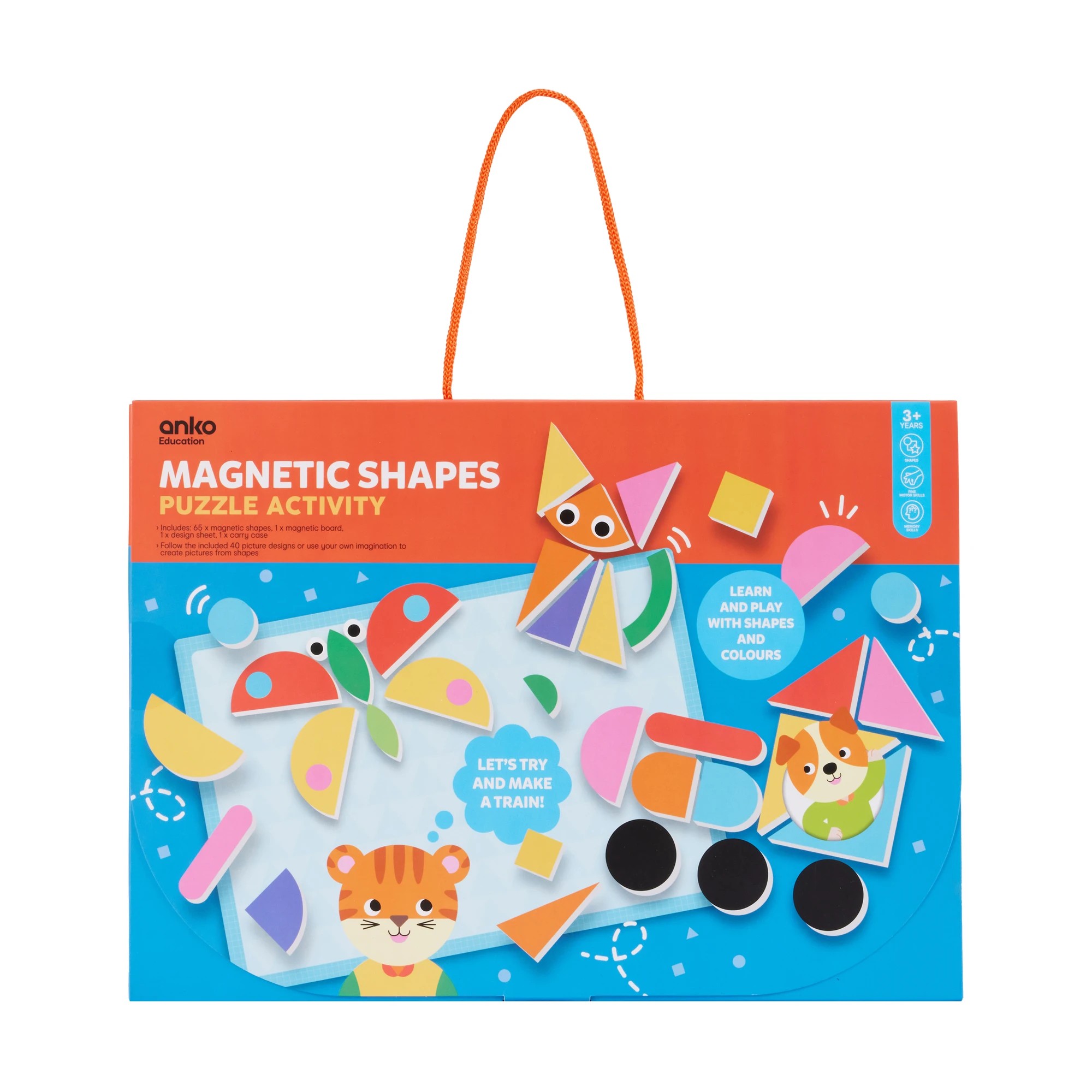 1 Magnetic Shapes Puzzle Activity, 1 of 9