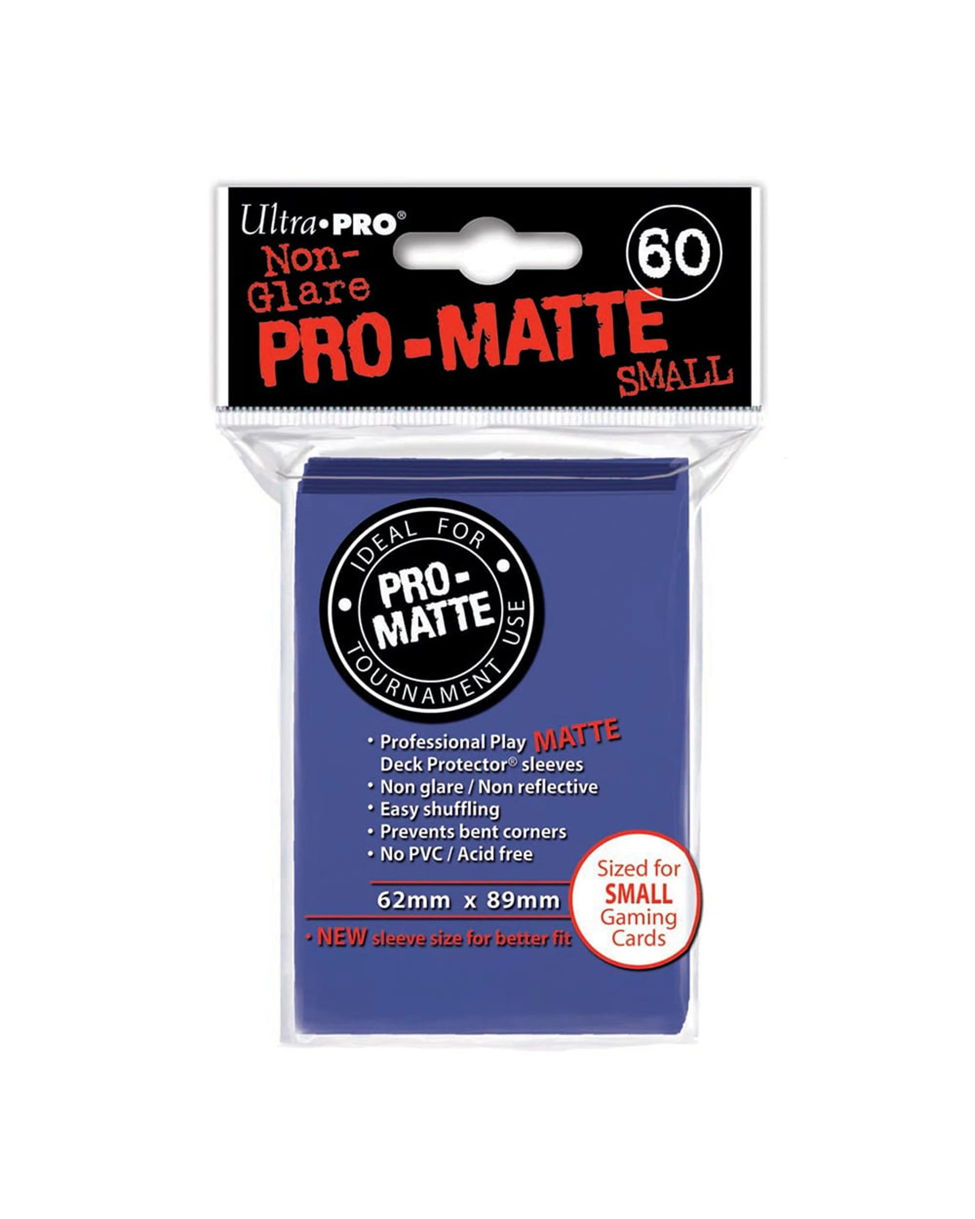 1 Ultra Pro 60 Pro-Matte Small Deck Protectors - Blue, 1 of 1