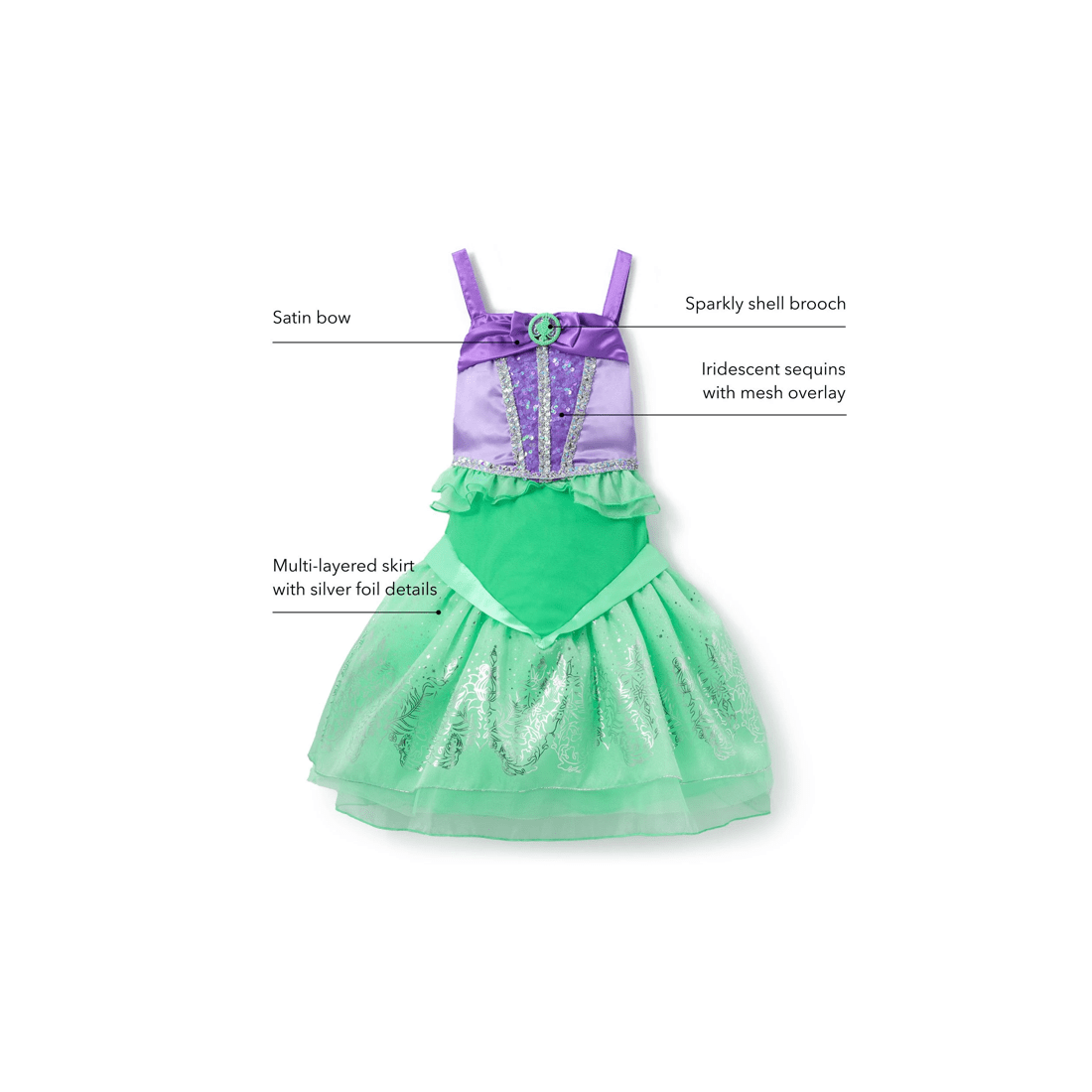 5 Disney Little Mermaid Costume
 - Multi, 5 of 6