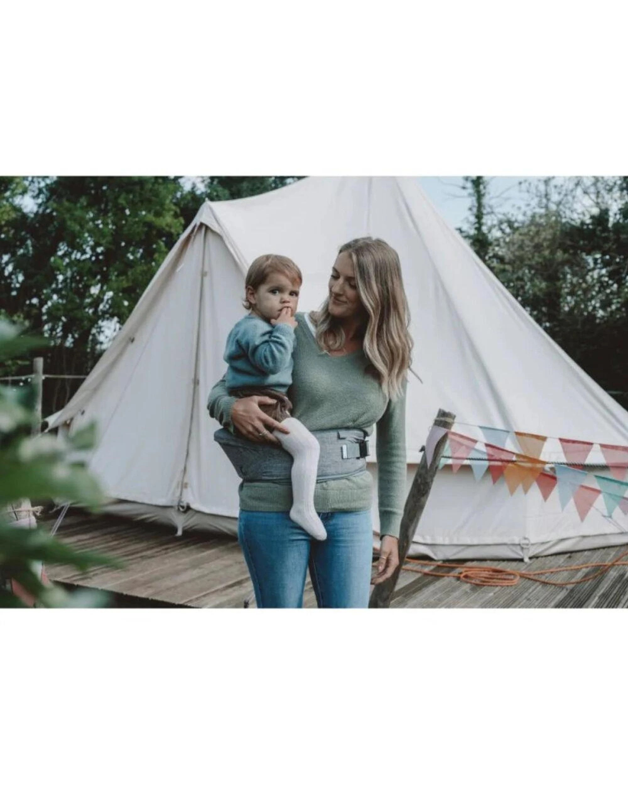 2 Hippychick Hipseat  Denim Grey, 2 of 7