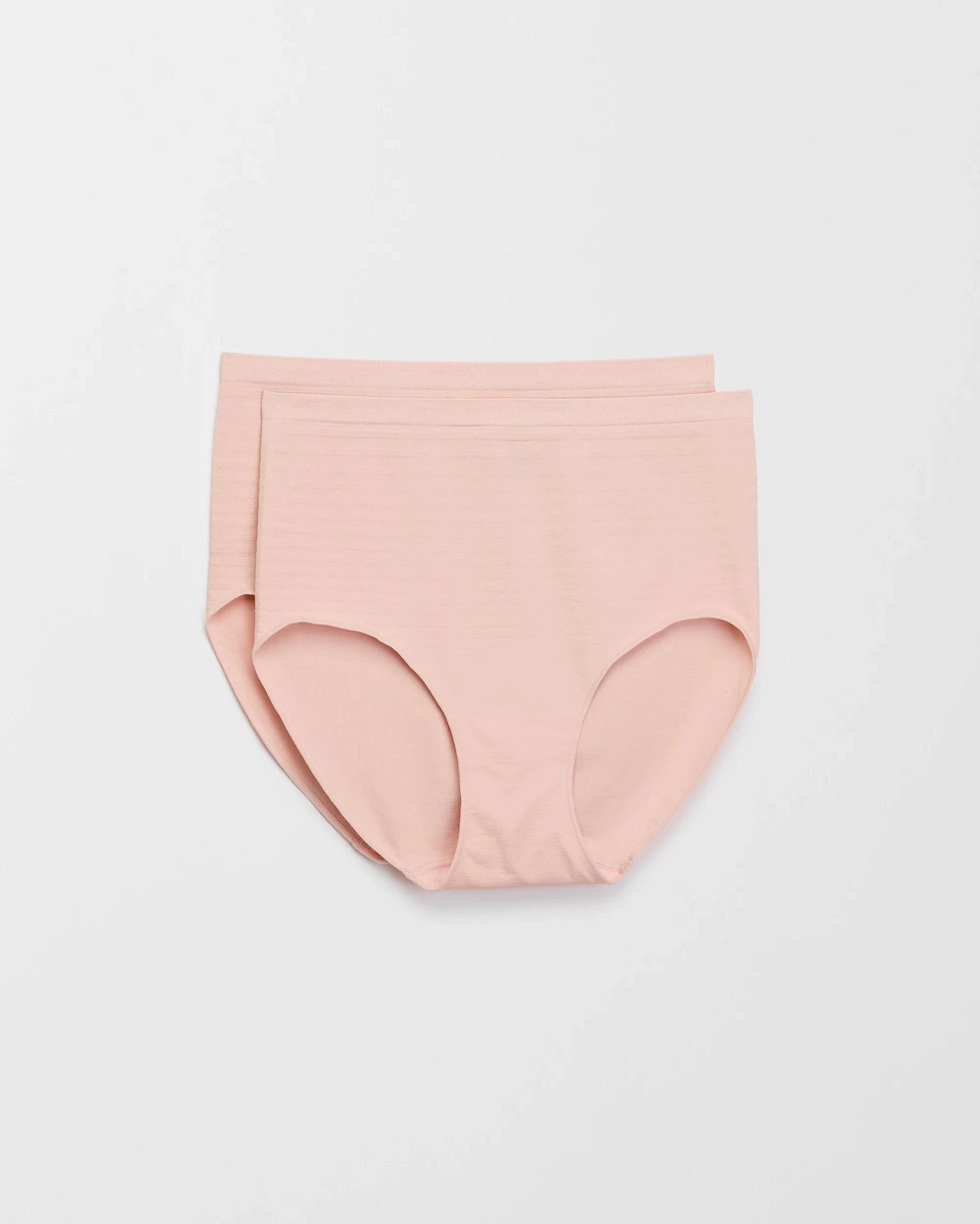 1 Target Woman 2 Pack Seamfree Matte and Shine Full Briefs POTPOURRI, 1 of 4