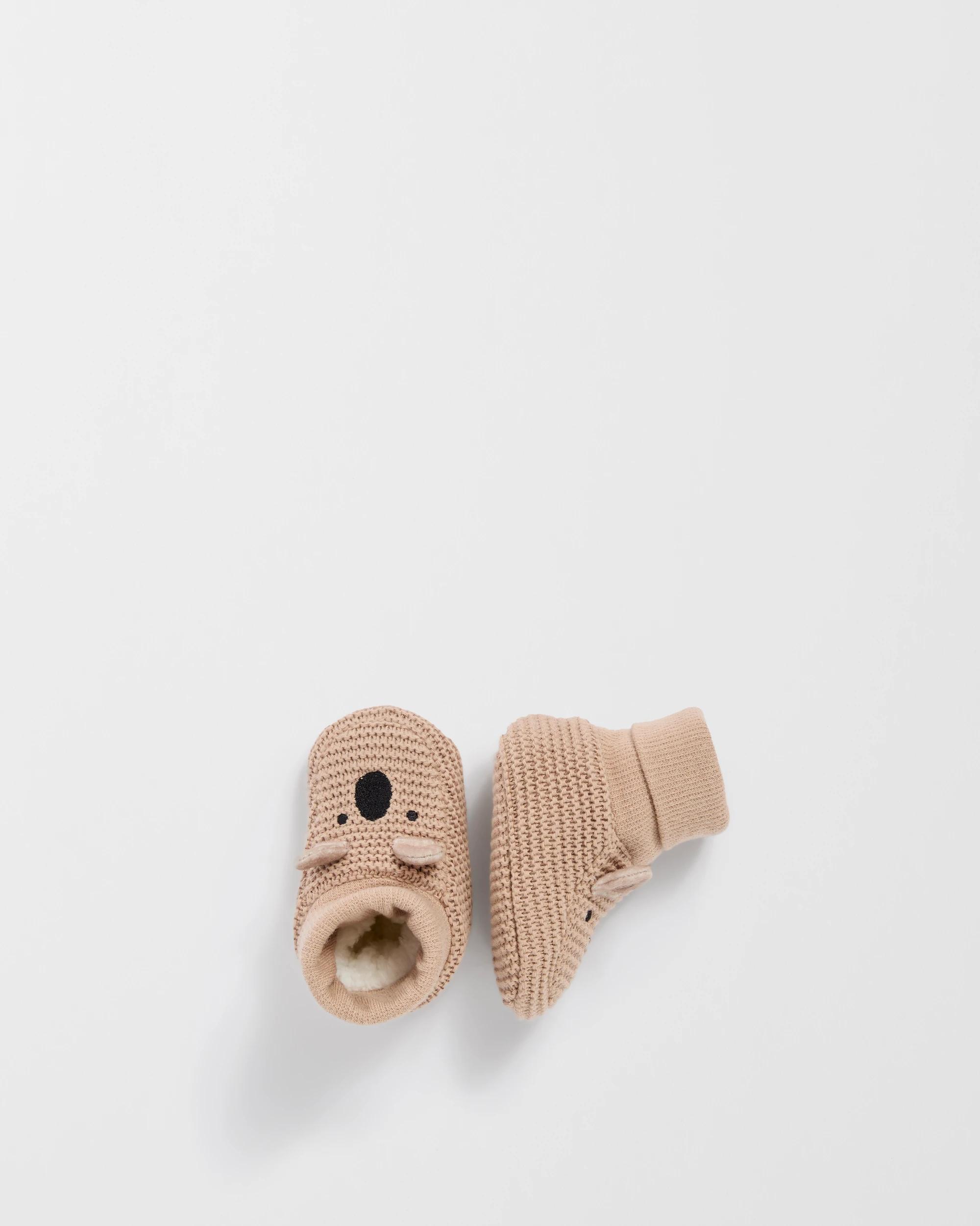 3 Target Baby Baby Australian Cotton Blend Crochet Bootie KOALA, 3 of 3