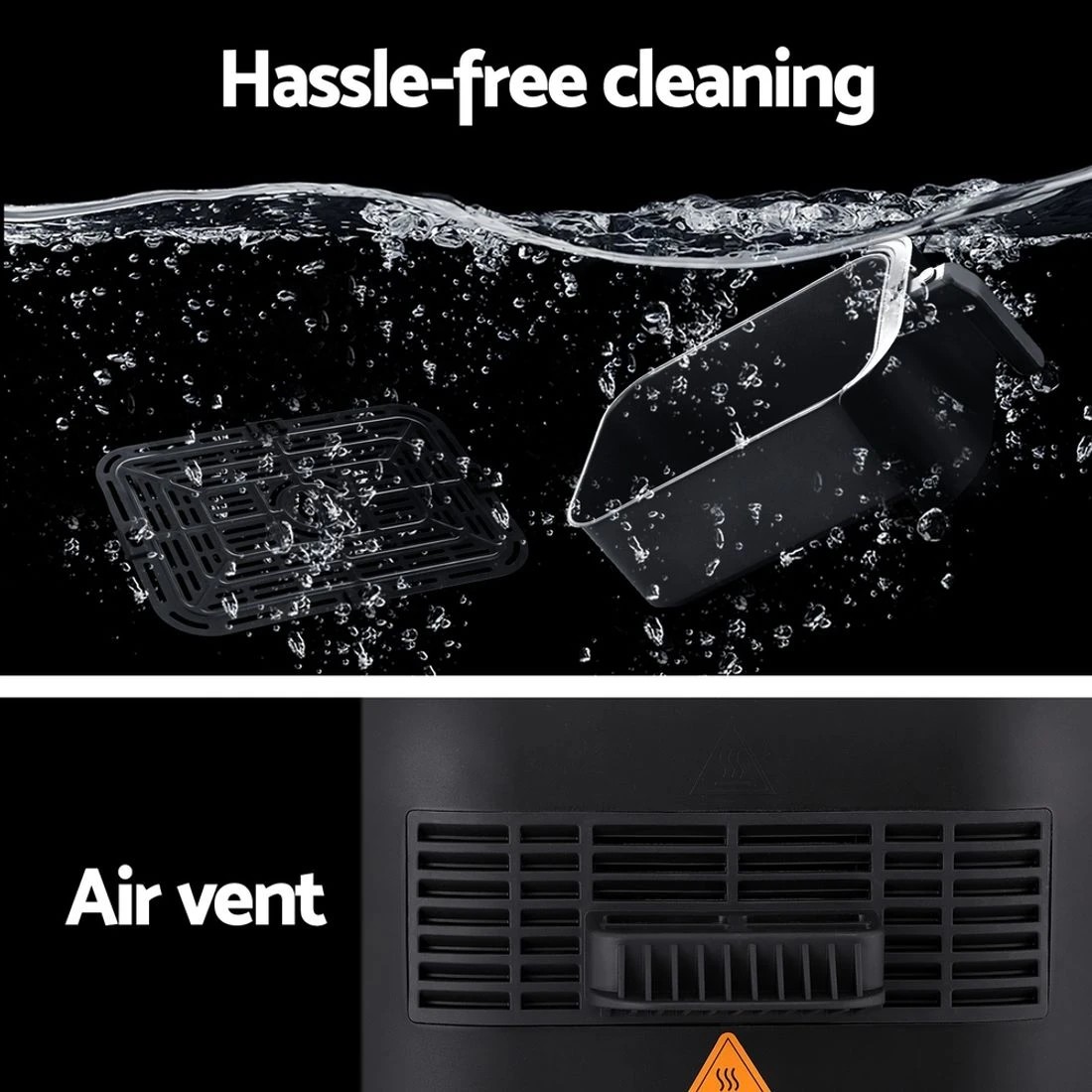 7 Devanti Air Fryer 8L LCD Fryers - Black, 7 of 7