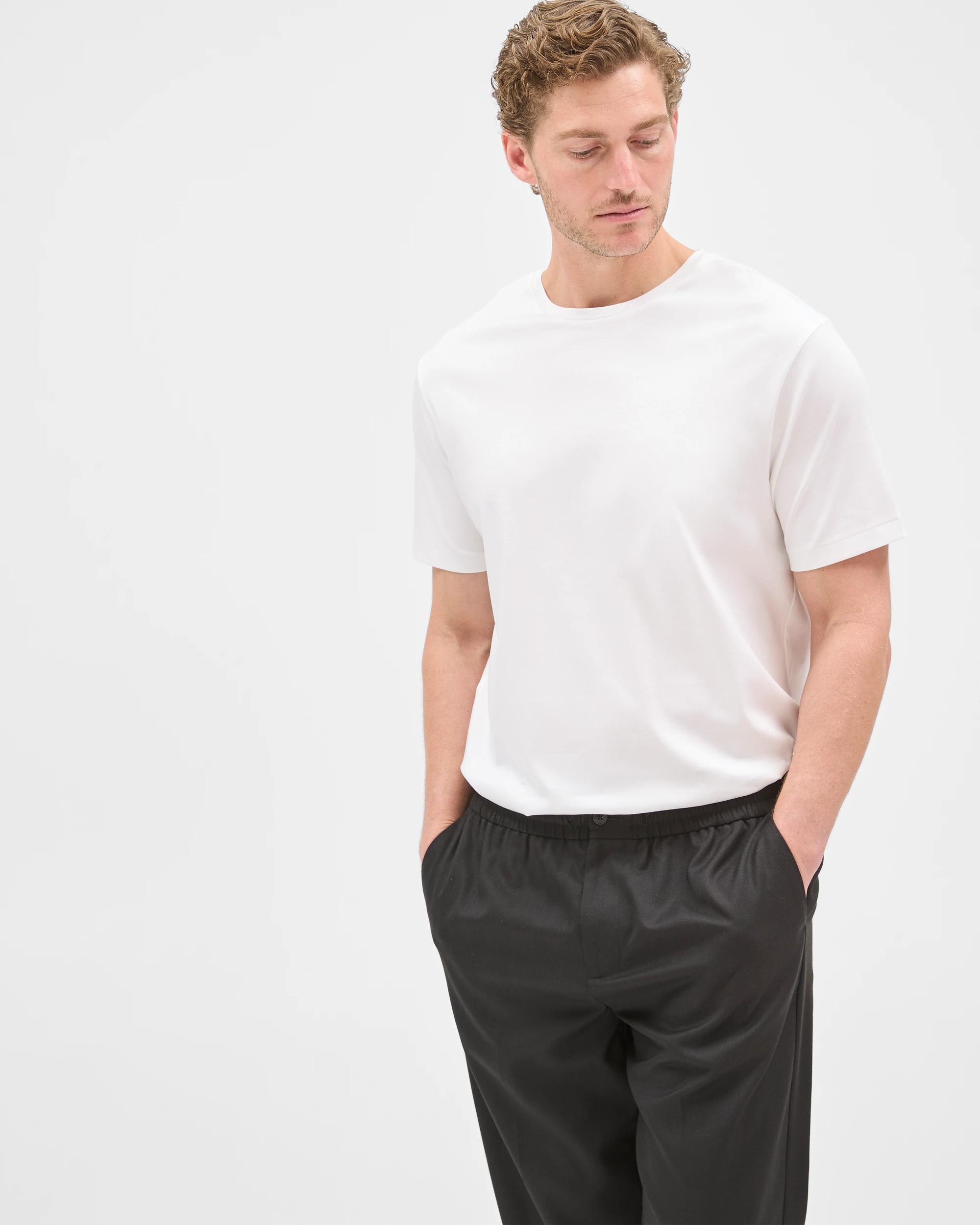 3 Preview Australian Cotton Interlock T-Shirt WHITE, 3 of 6