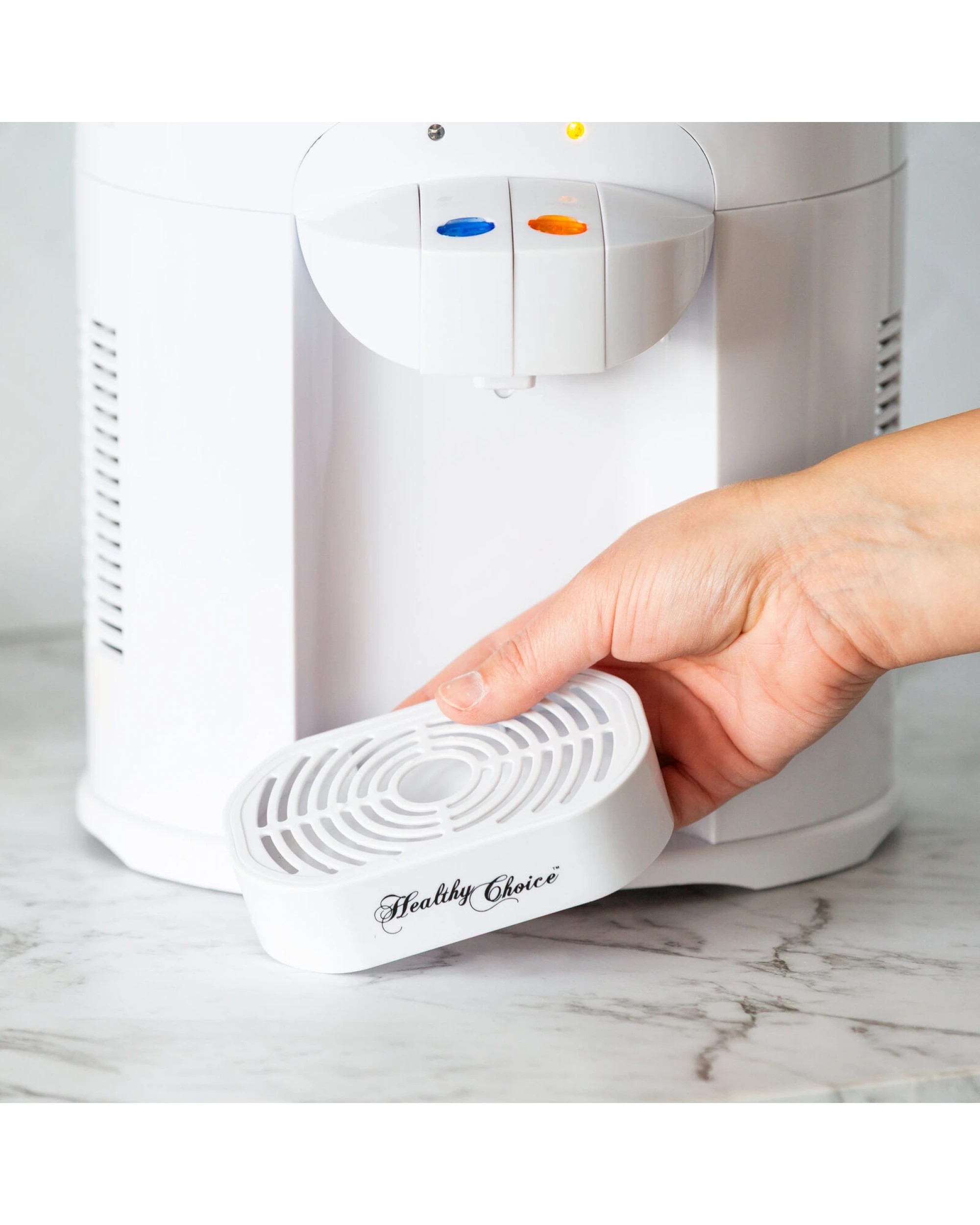 5 Lenoxx 5l Bench Top Water Cooler Filter Dispenser Chiller Cooling Cold Dual Tap
 - White, 5 of 7