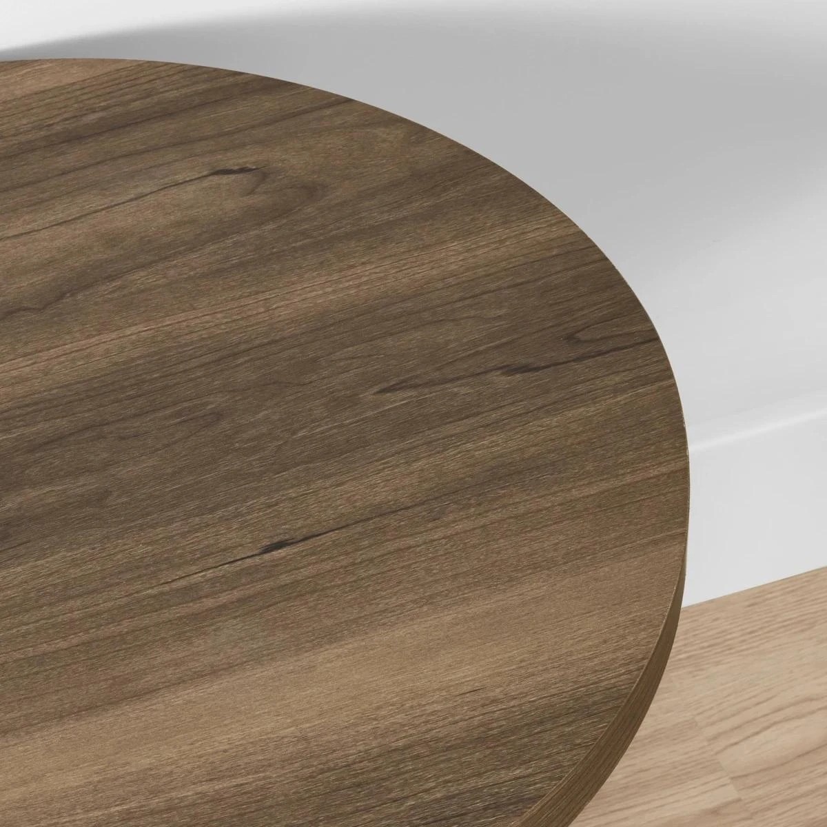 7 Set of 2 Walnut Side Tables, 7 of 9