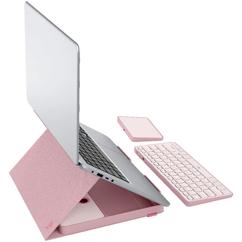 3 Logitech Casa Pop-Up Desk Bohemian Blush, 3 of 10
