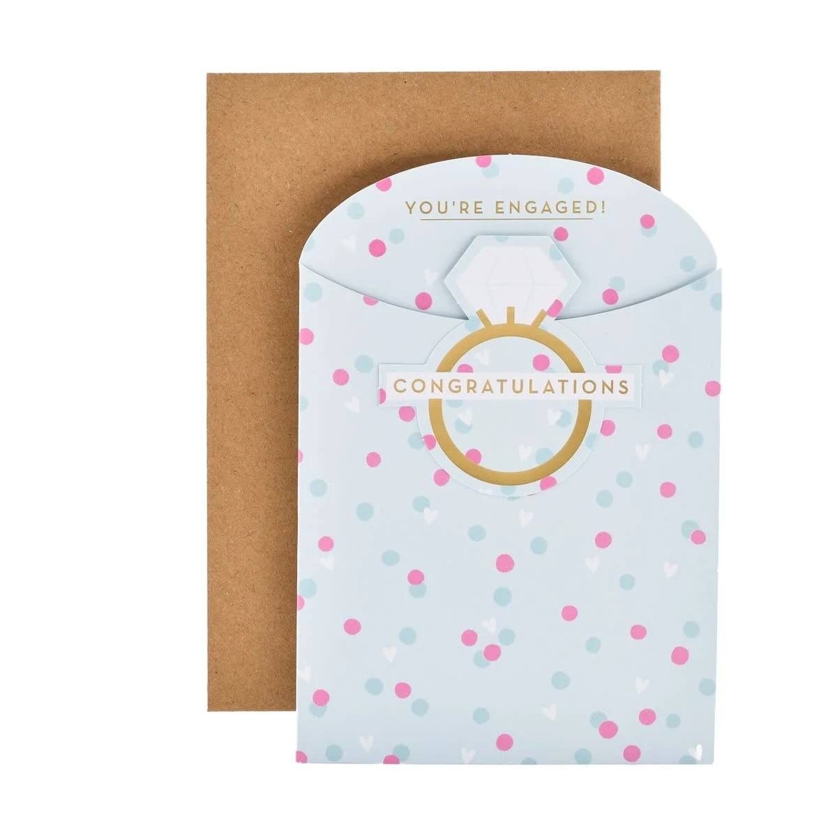 1 Hallmark Engagement Card - Congratulations Confetti, 1 of 4